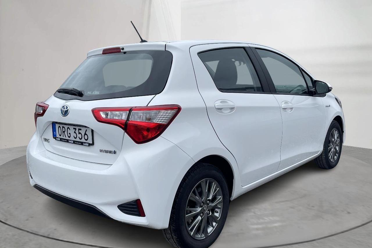 Toyota Yaris 1.5 Hybrid 5dr (101hk) - 72 910 km - Automatic - white - 2018