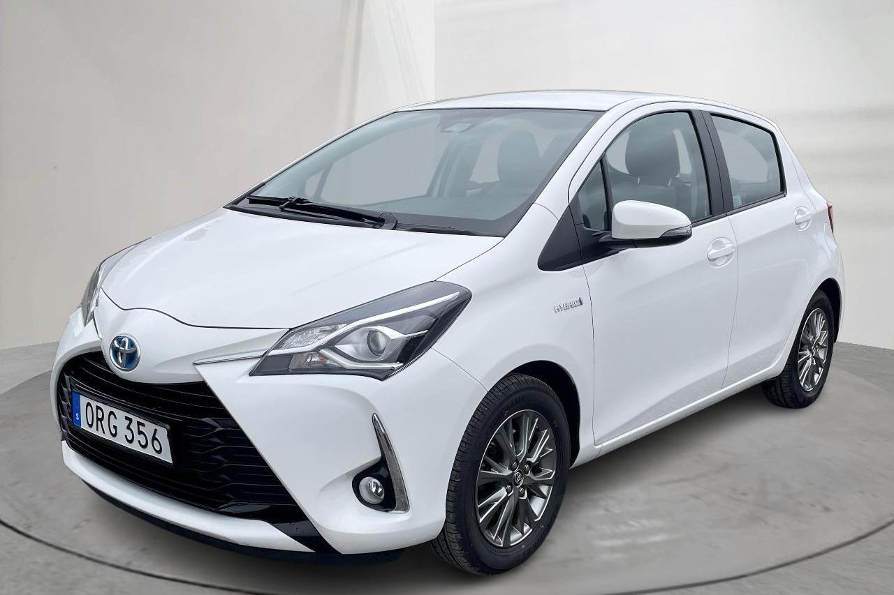 Toyota Yaris 1.5 Hybrid 5dr (101hk) - 72 910 km - Automatic - white - 2018