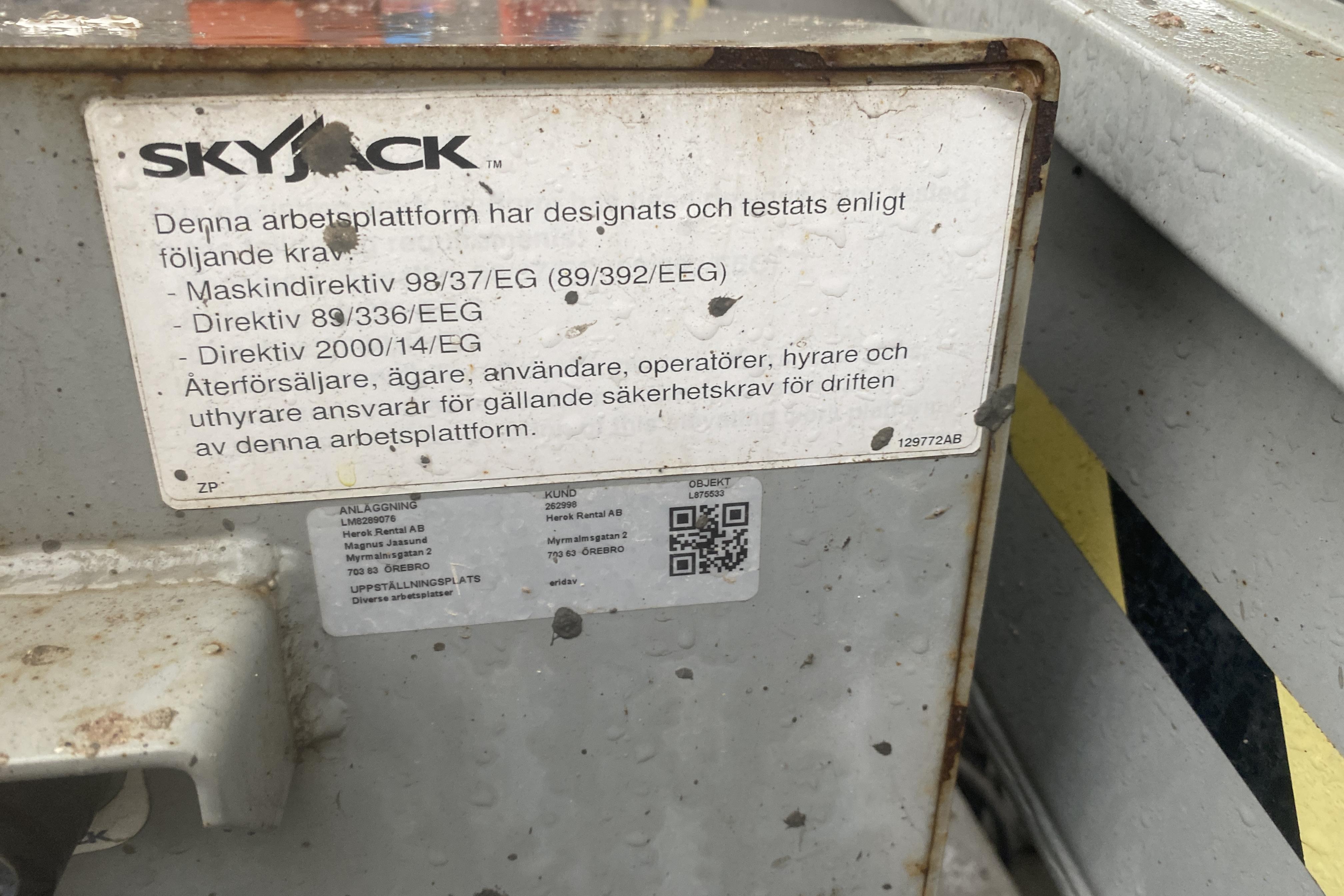 Skyjack SJ9250RT -  - 2009