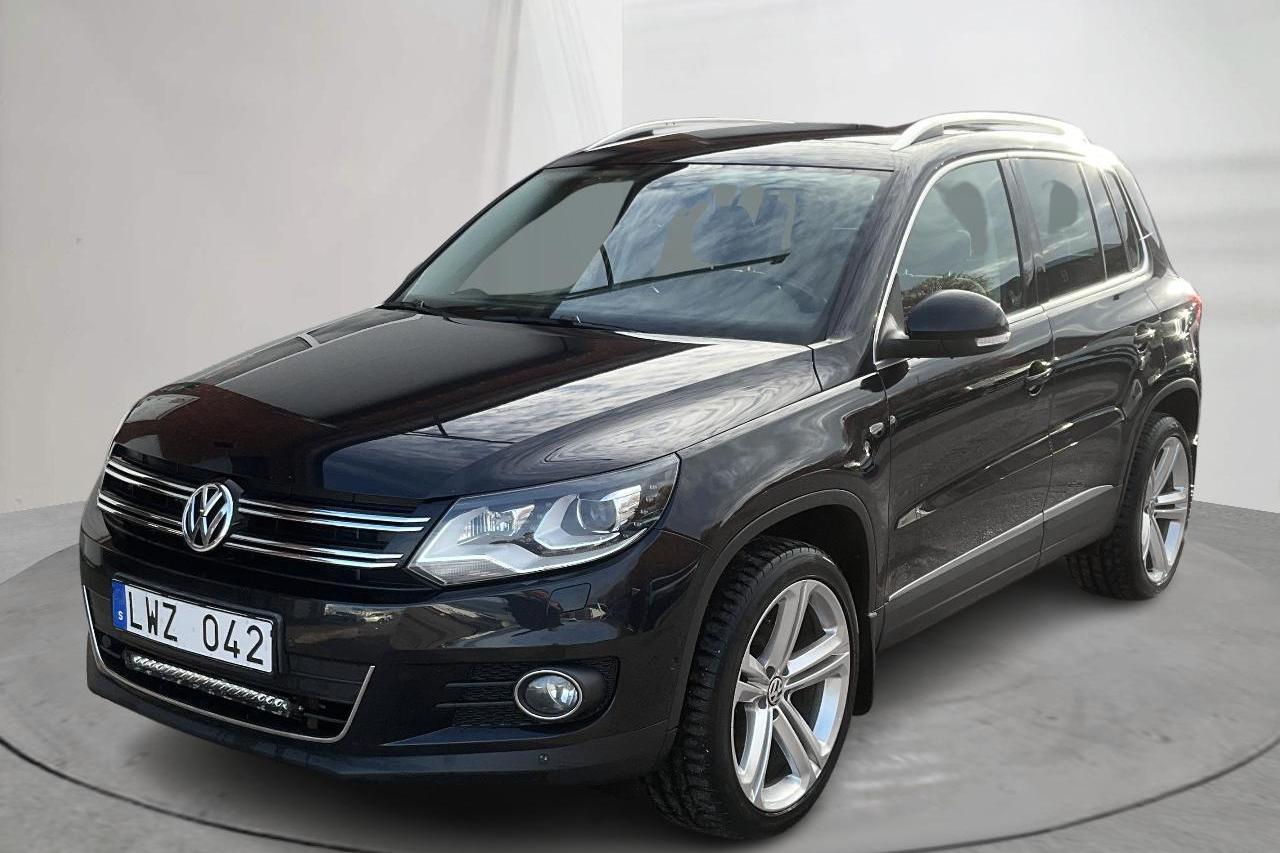 VW Tiguan 2.0 TDI 4MOTION BlueMotion Technology (140hk) - 184 430 km - Automatyczna - czarny - 2012