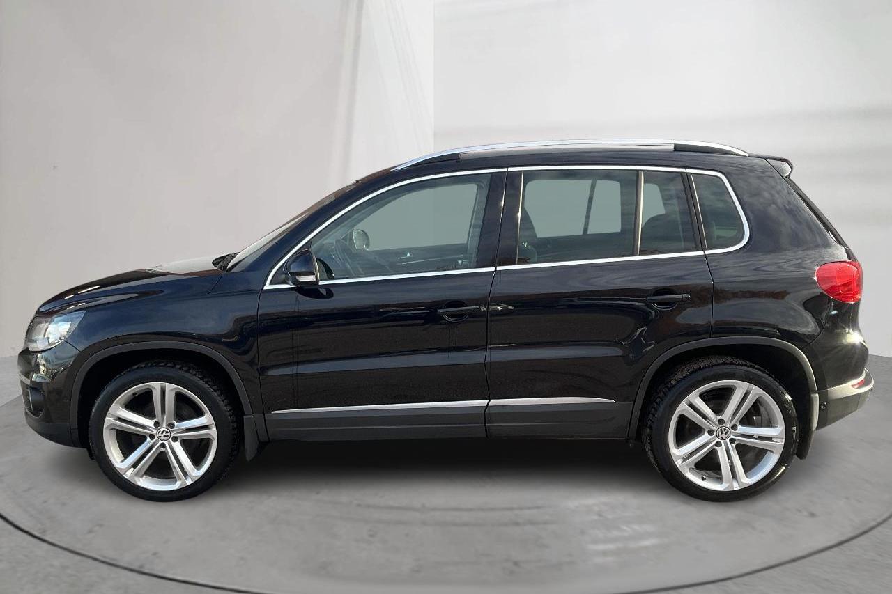 VW Tiguan 2.0 TDI 4MOTION BlueMotion Technology (140hk) - 184 430 km - Automatyczna - czarny - 2012