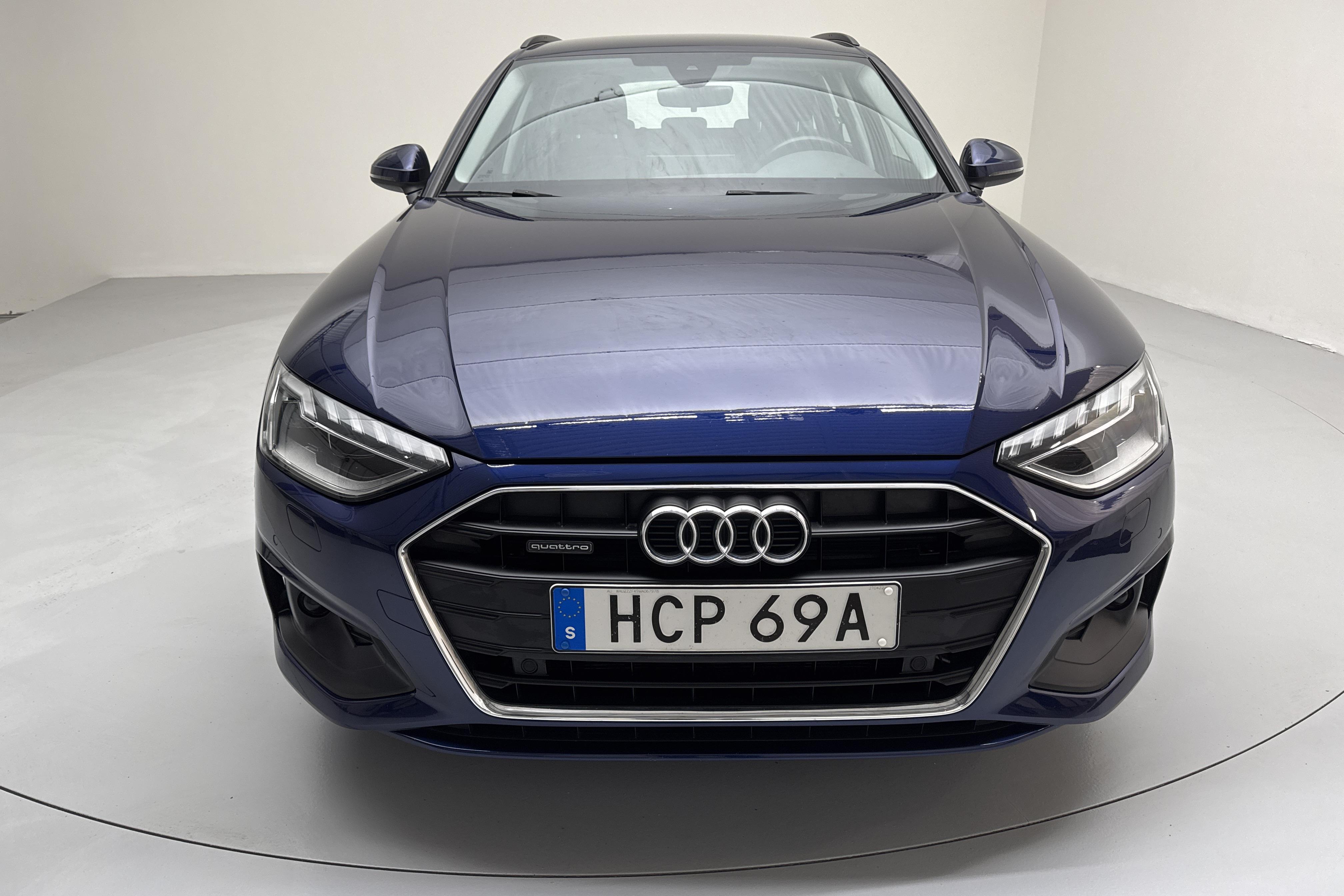 Audi A4 Avant 40 TDI quattro (204hk) - 114 410 km - Automatyczna - niebieski - 2021