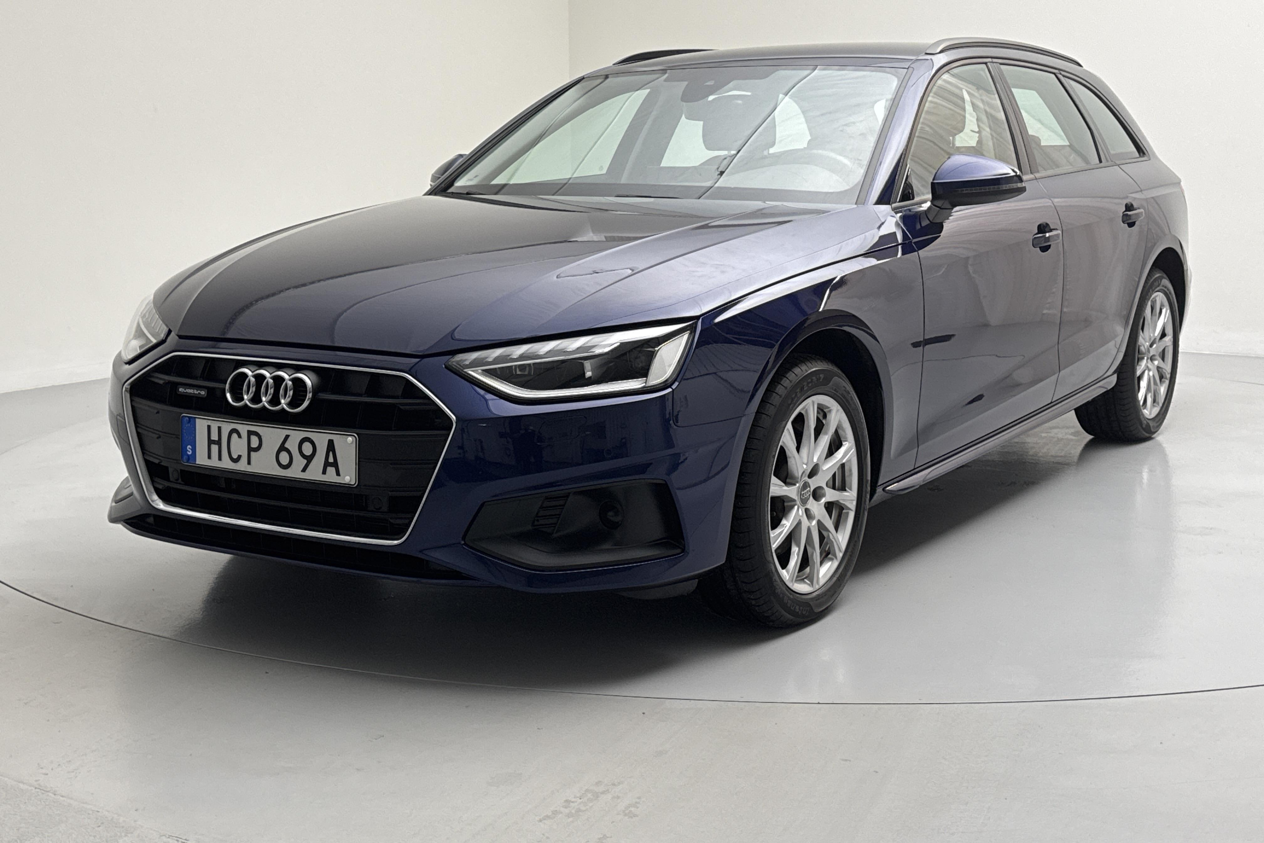 Audi A4 Avant 40 TDI quattro (204hk) - 114 410 km - Automatyczna - niebieski - 2021