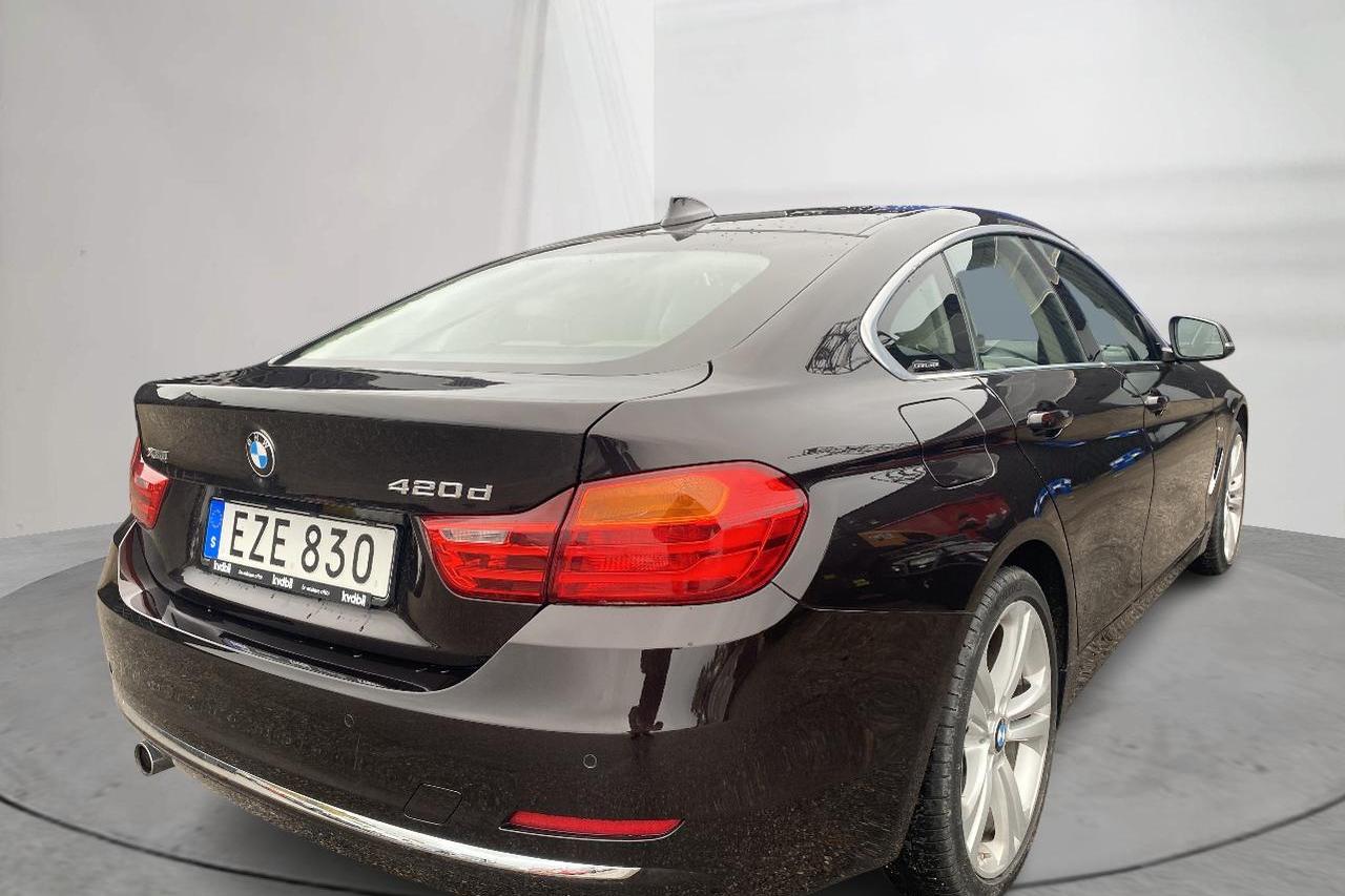 BMW 420d xDrive Gran Coupé, F36 (184hk) - 127 190 km - Automatyczna - brązowy - 2015