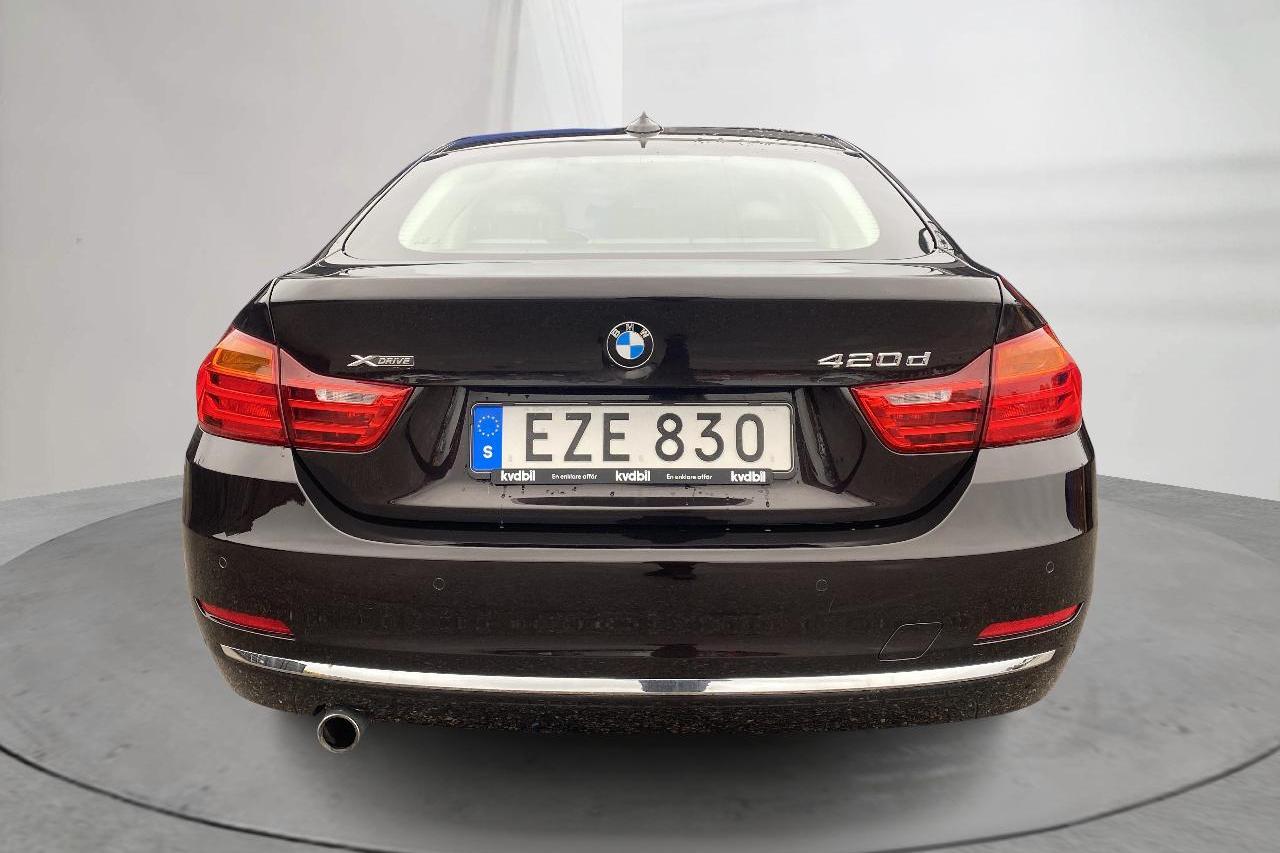 BMW 420d xDrive Gran Coupé, F36 (184hk) - 127 190 km - Automatyczna - brązowy - 2015