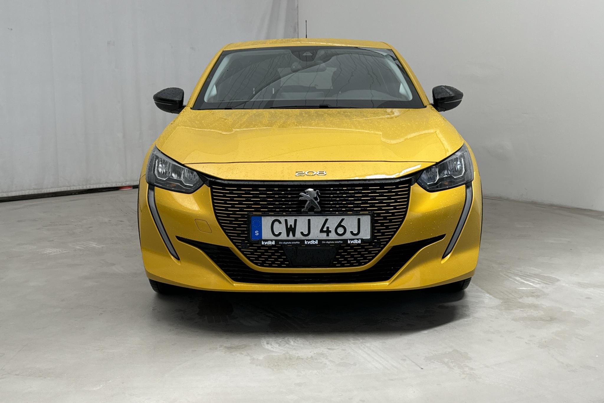 Peugeot e-208 50 kWh 5dr (136hk) - 27 400 km - Automatic - yellow - 2022