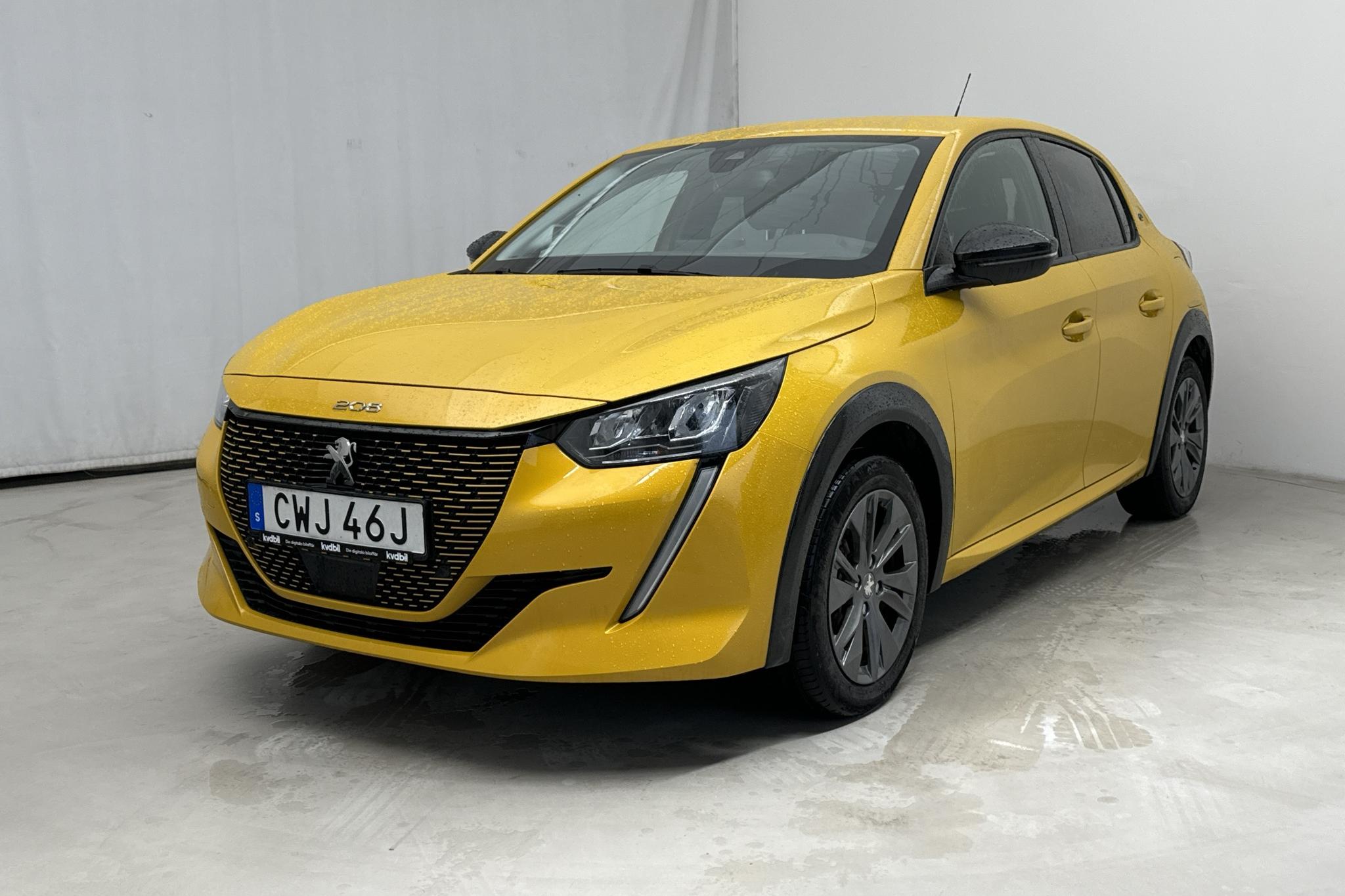 Peugeot e-208 50 kWh 5dr (136hk) - 27 400 km - Automatic - yellow - 2022