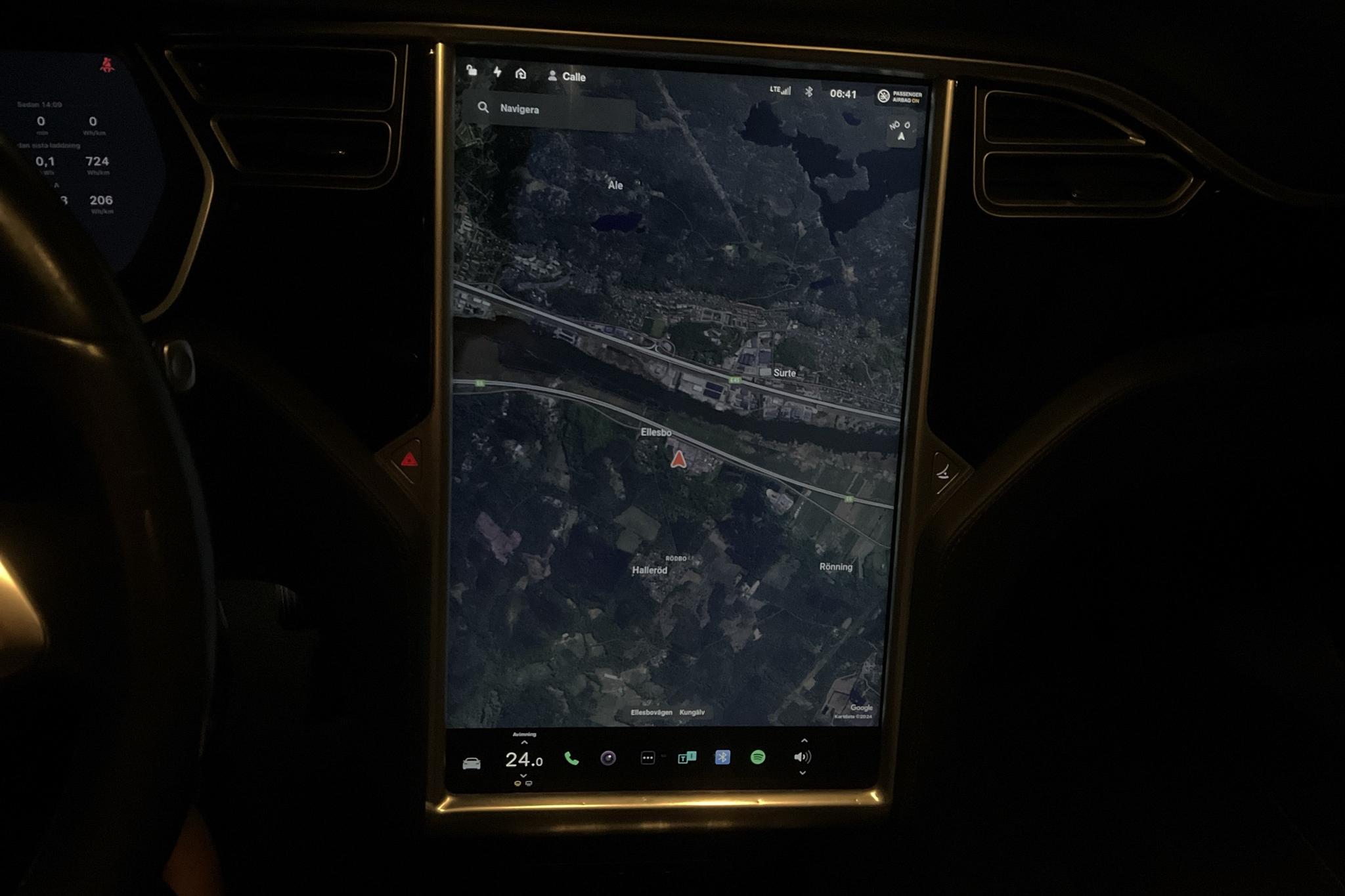 Tesla Model S 85D - 306 550 km - Automaatne - hall - 2015