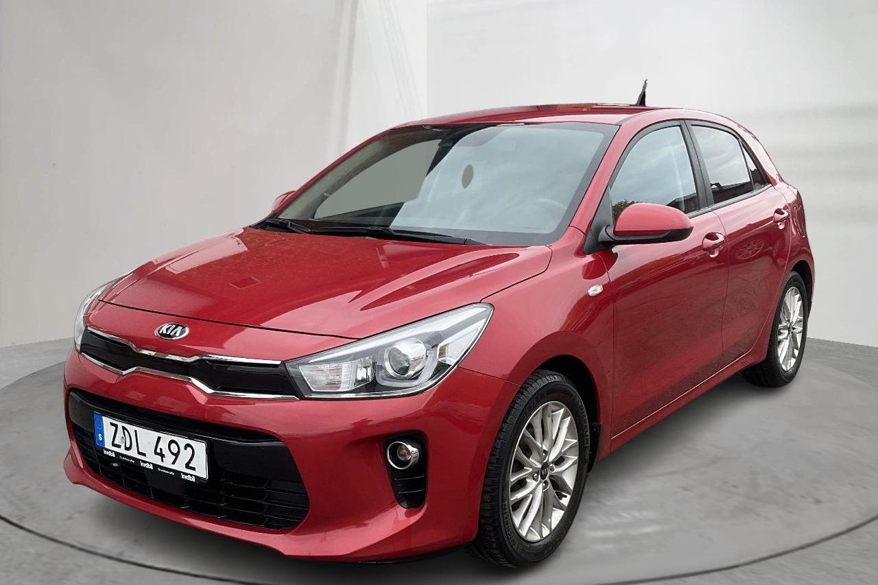 KIA Rio 1.2 (84hk) - 8 573 mil - Manuell - röd - 2018