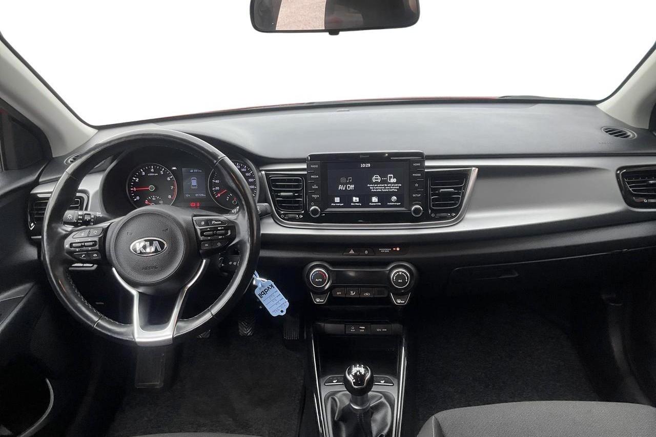 KIA Rio 1.2 (84hk) - 85 730 km - Manuaalinen - punainen - 2018