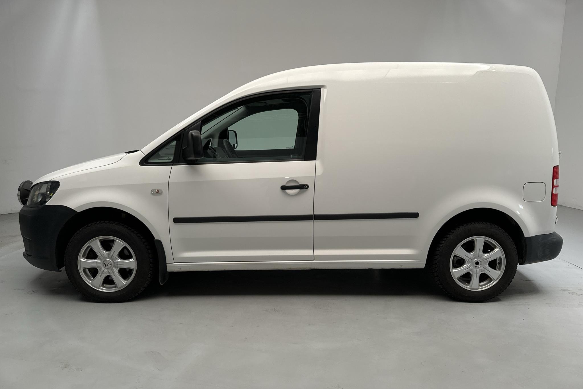 VW Caddy 1.6 TDI Skåp (102hk) - 232 720 km - Automatyczna - biały - 2013