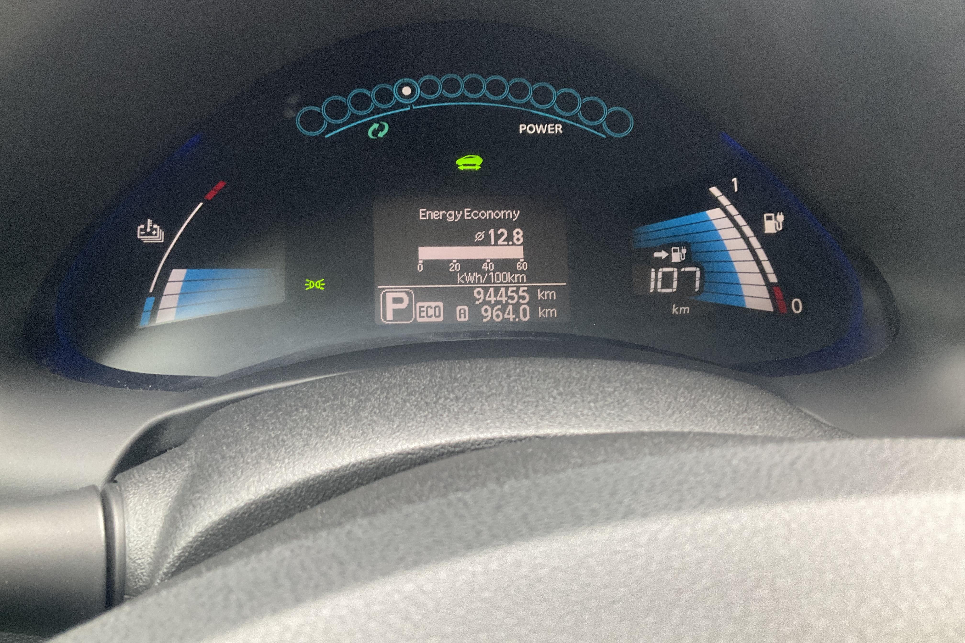 Nissan LEAF 5dr (109hk) - 94 460 km - Automatyczna - Light Blue - 2013