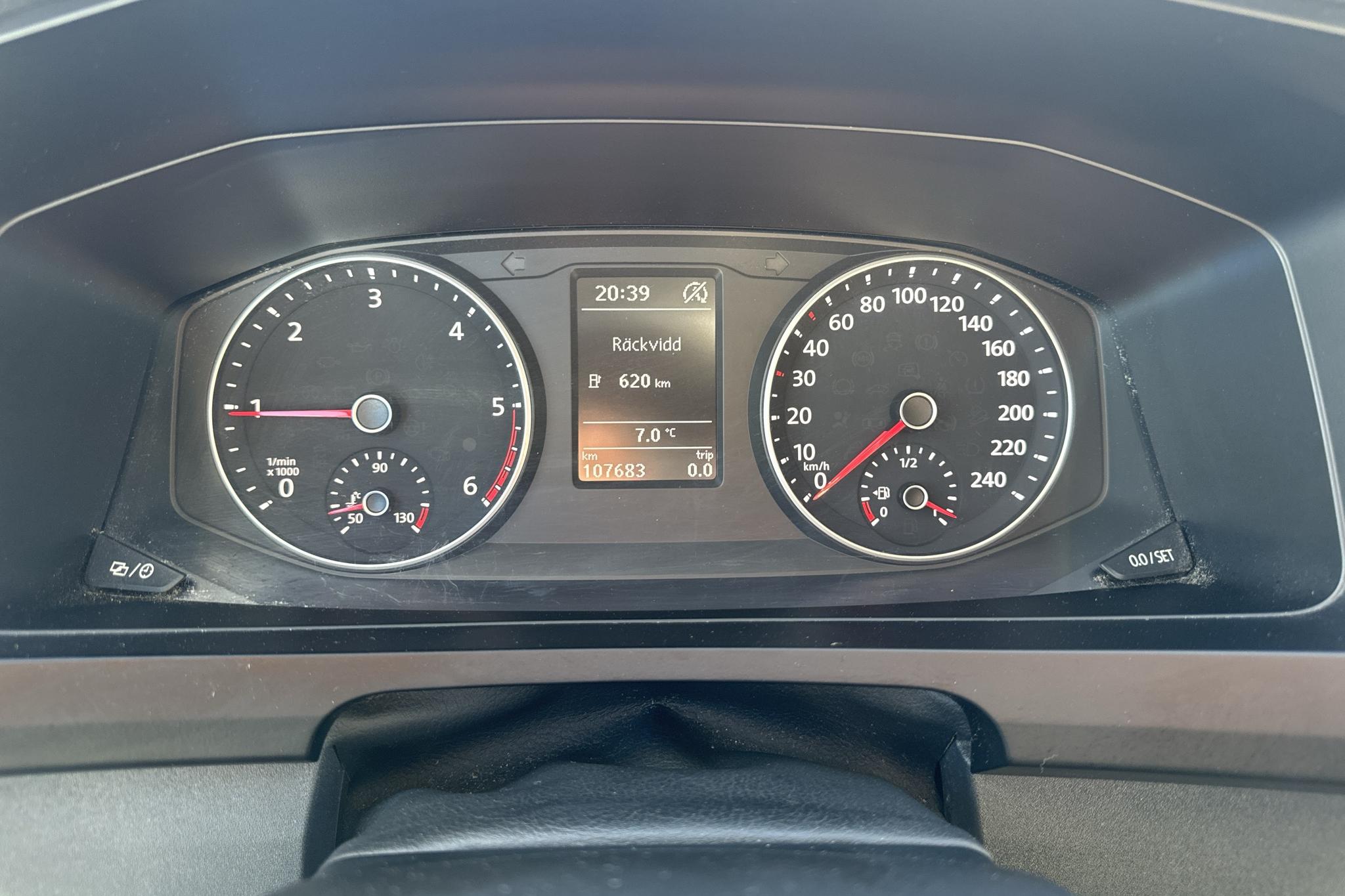 VW Transporter T6 2.0 TDI BMT Skåp 4MOTION (150hk) - 107 690 km - Manualna - biały - 2018