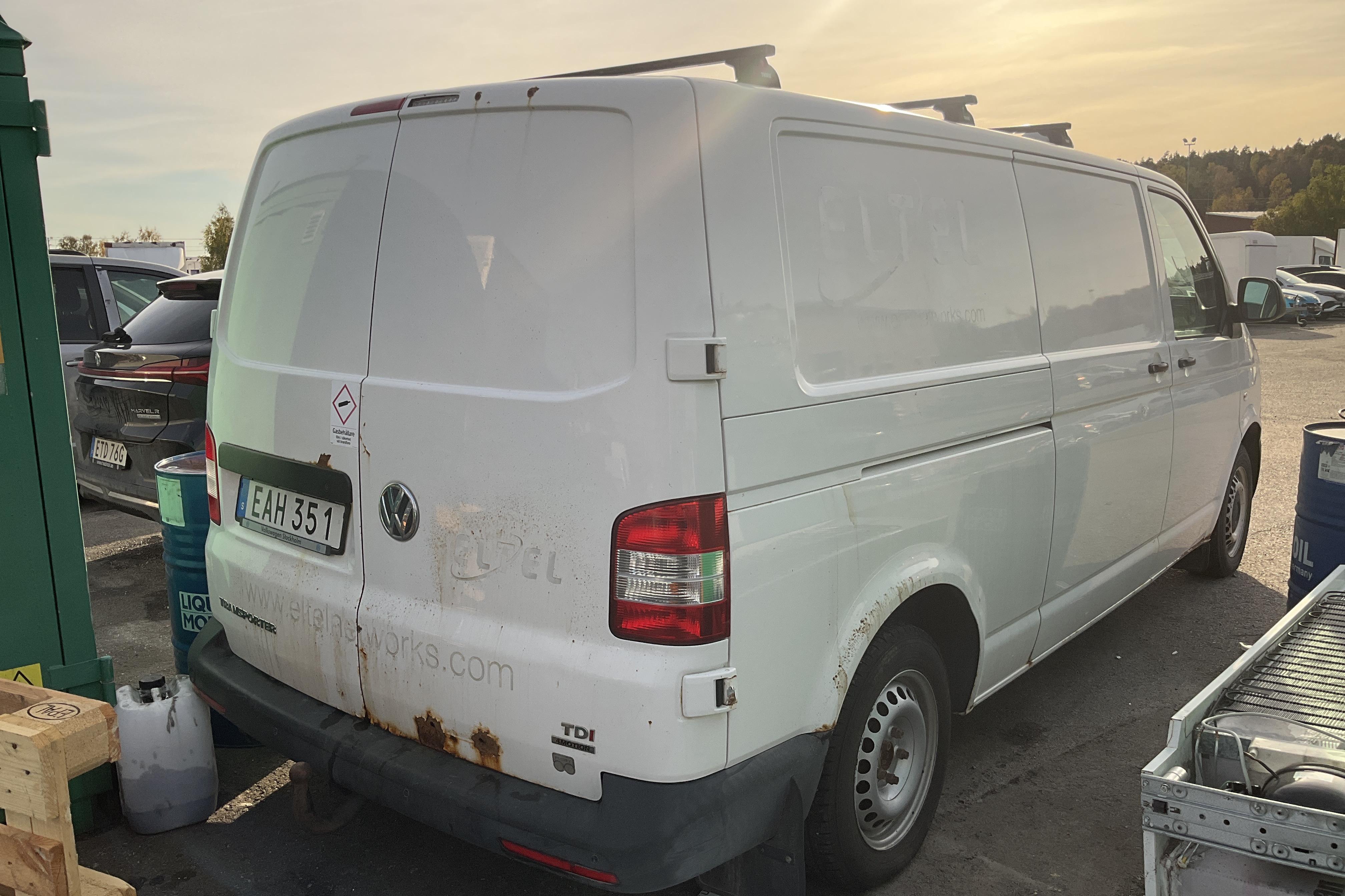 VW Transporter T5 2.0 TDI 4MOTION (140hk) - 189 470 km - Manualna - biały - 2015