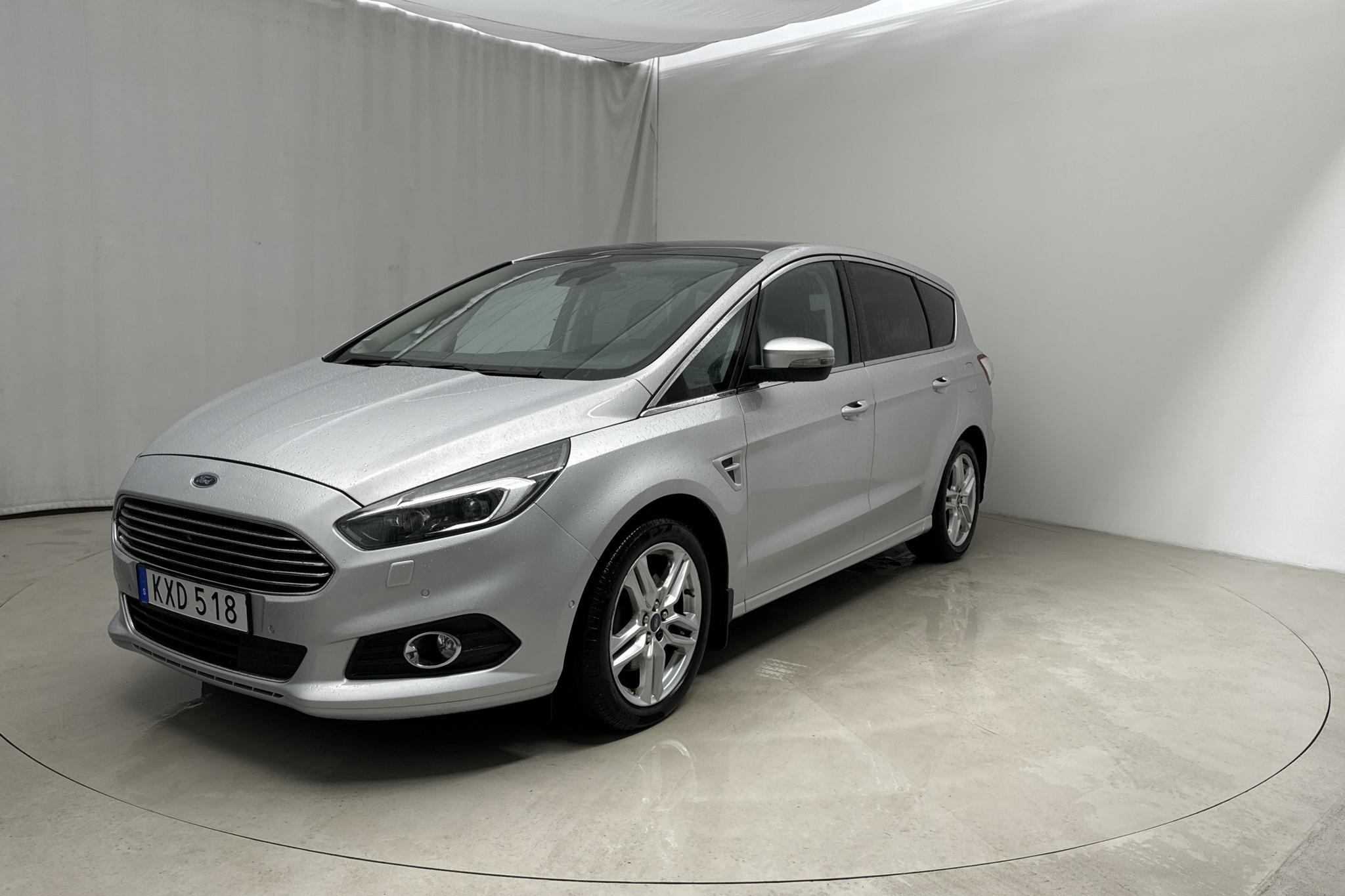 Ford S-MAX 2.0 TDCi AWD (180hk) - 146 390 km - Automatyczna - srebro - 2016