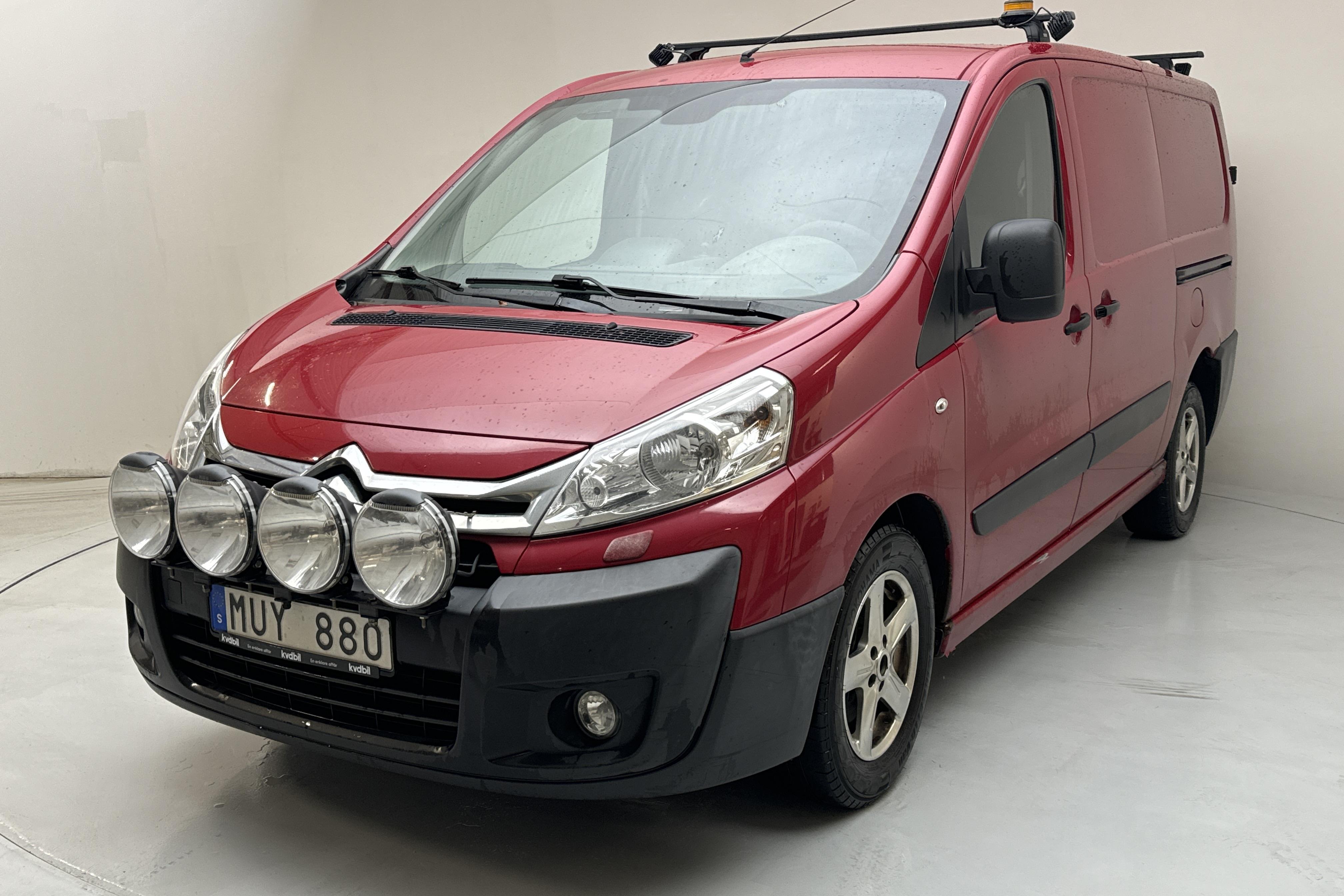 Citroen Jumpy III 2.0 HDI Skåp (163hk) - 267 070 km - Automatyczna - czerwony - 2013