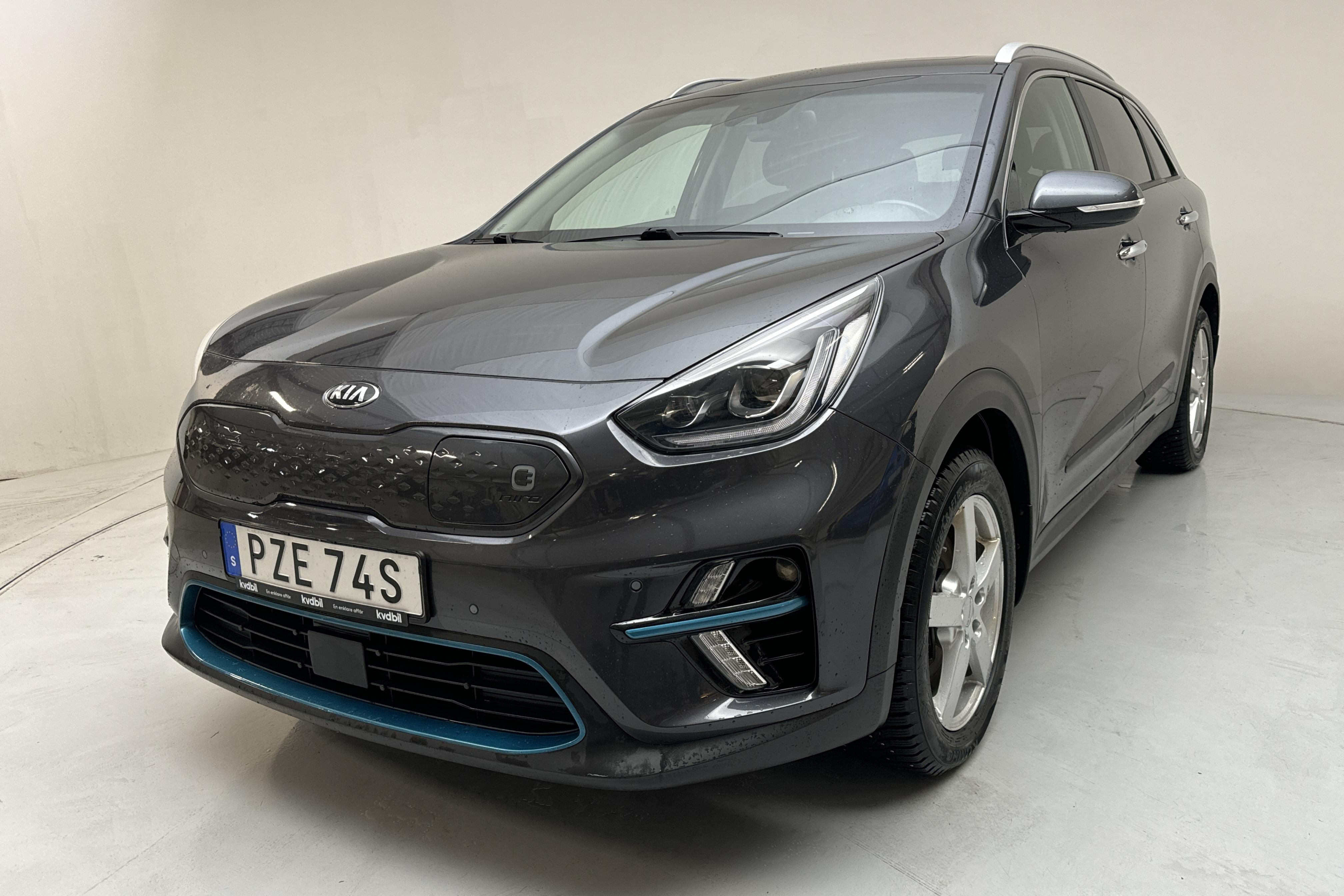 KIA Niro EV 64 kWh (204hk) - 95 630 km - Automatyczna - szary - 2019