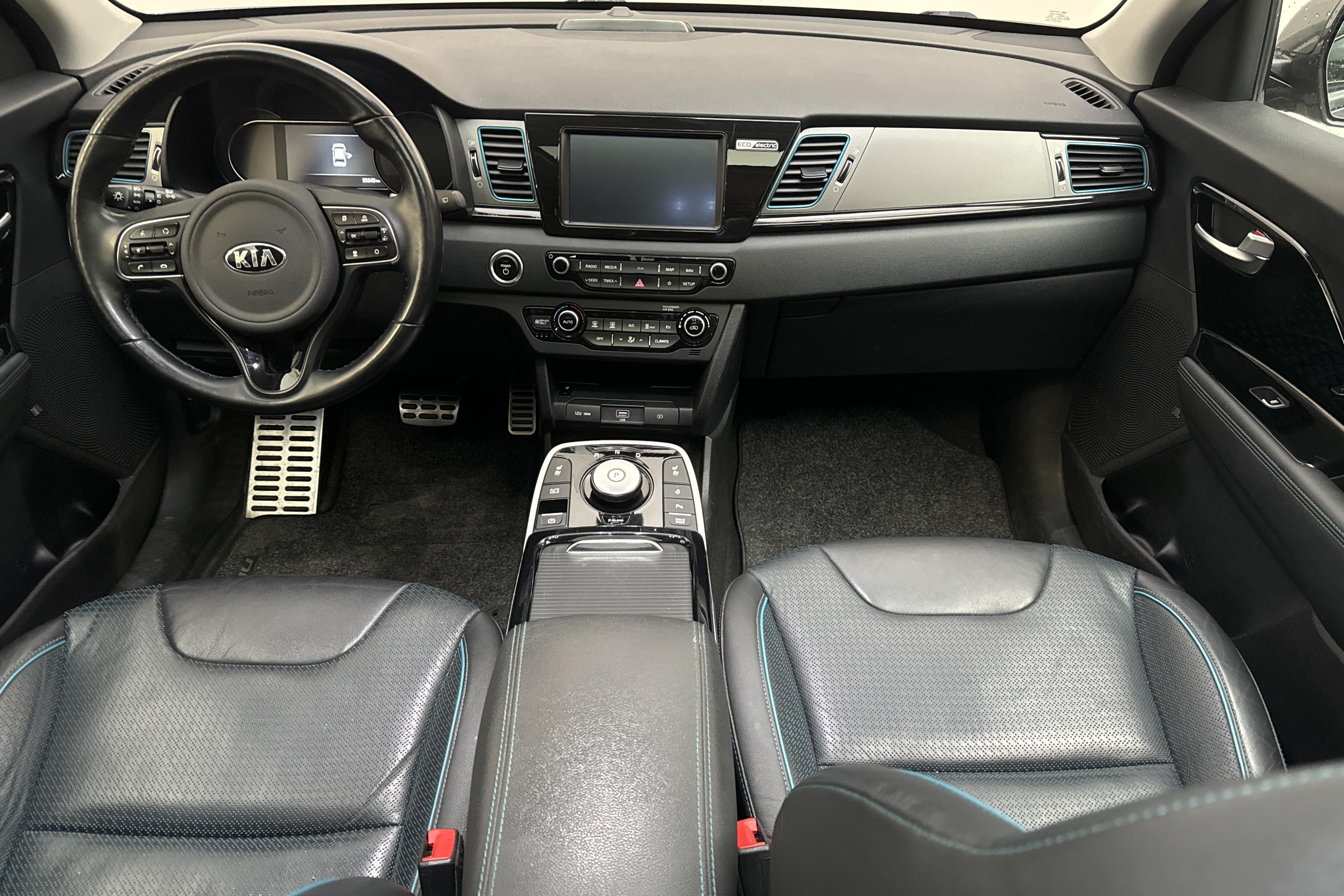 KIA Niro EV 64 kWh (204hk) - 95 630 km - Automatyczna - szary - 2019