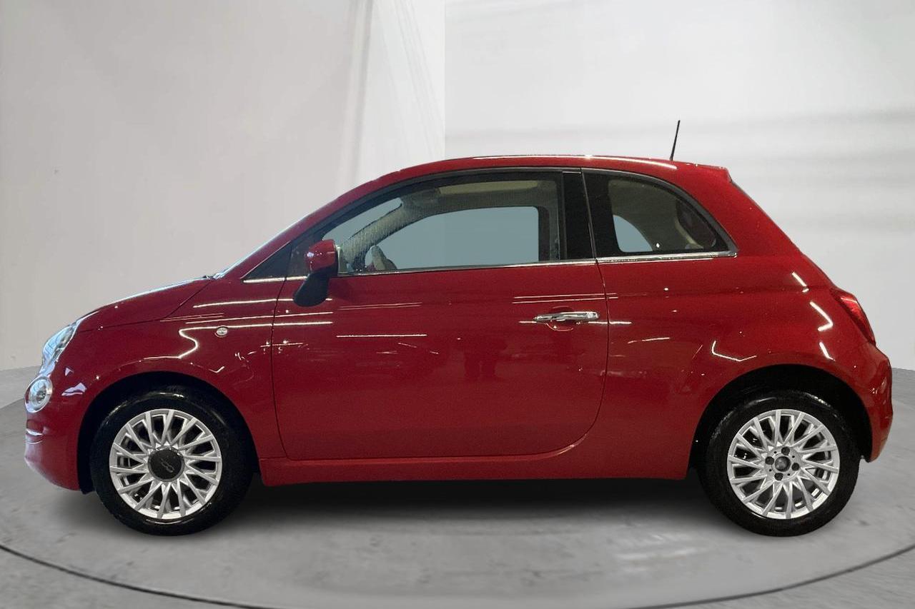 Fiat 500 1.2 (69hk) - 53 290 km - Manualna - czerwony - 2020