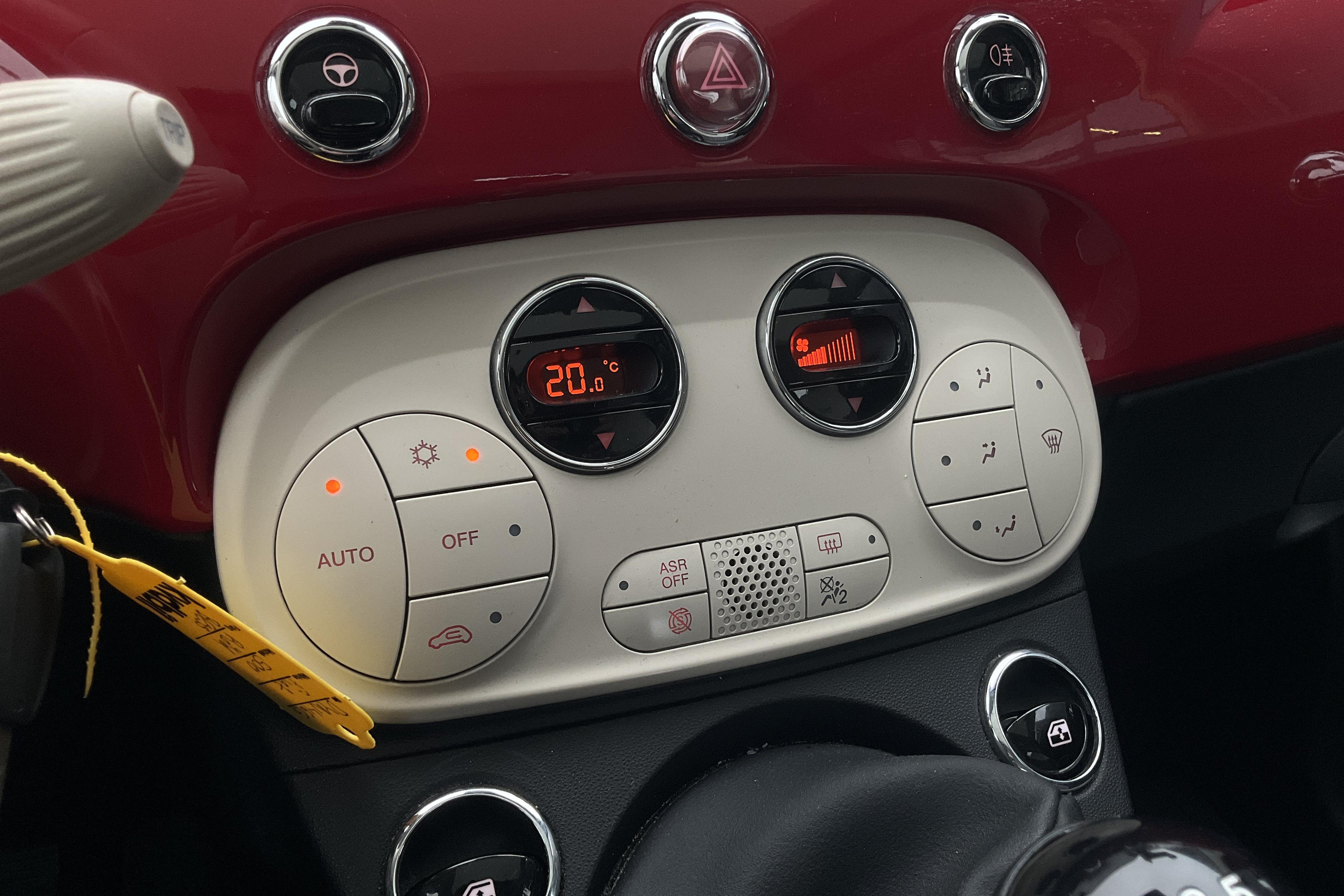 Fiat 500 1.2 (69hk) - 53 290 km - Käsitsi - punane - 2020