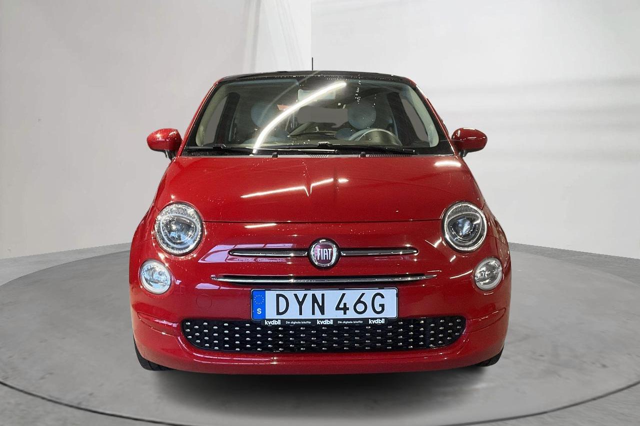 Fiat 500 1.2 (69hk) - 53 290 km - Manuaalinen - punainen - 2020