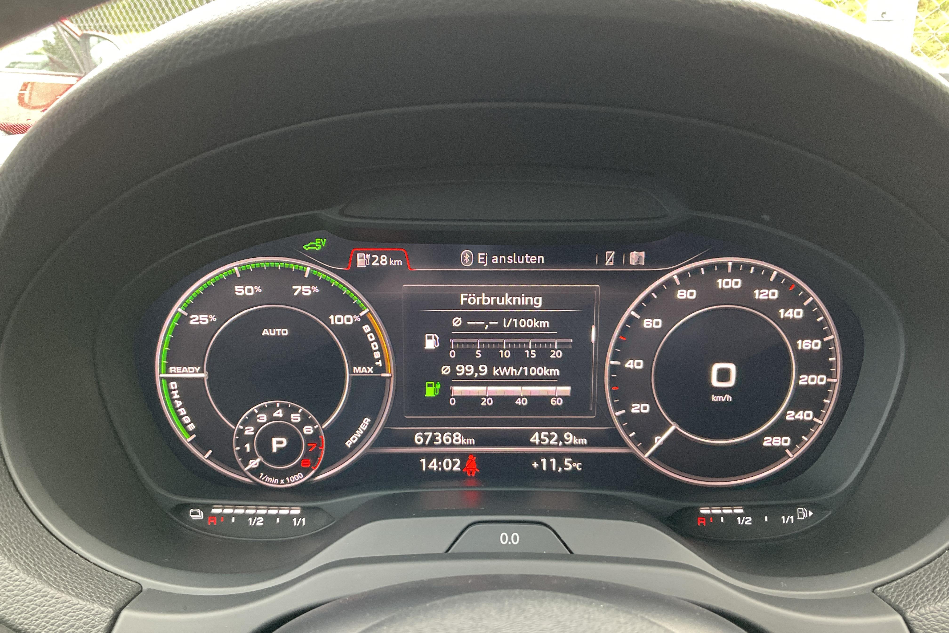 Audi A3 1.4 TFSI e-tron Sportback (150hk) - 67 370 km - Automatyczna - niebieski - 2018