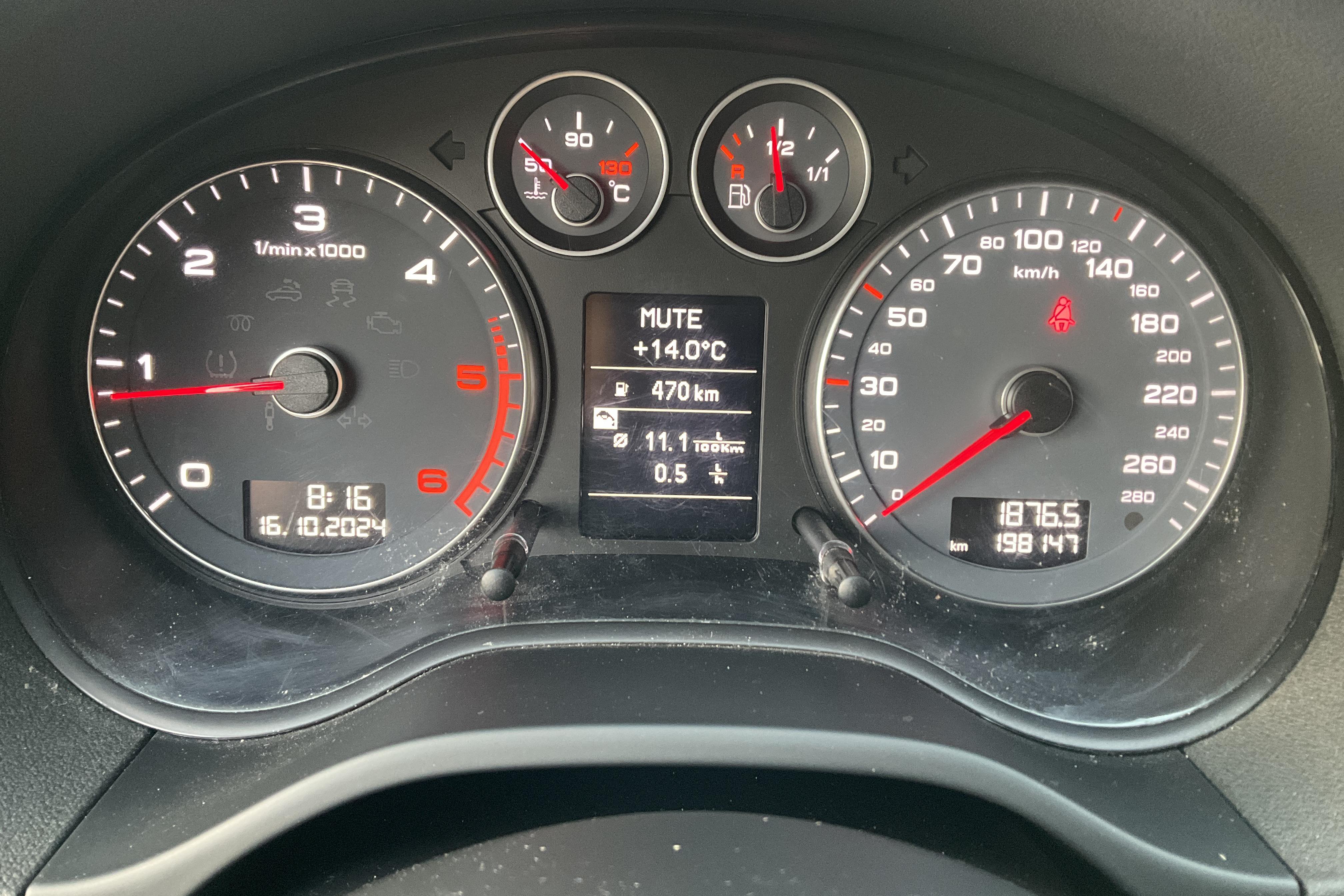 Audi A3 1.6 TDI Sportback (105hk) - 198 140 km - Manualna - szary - 2011