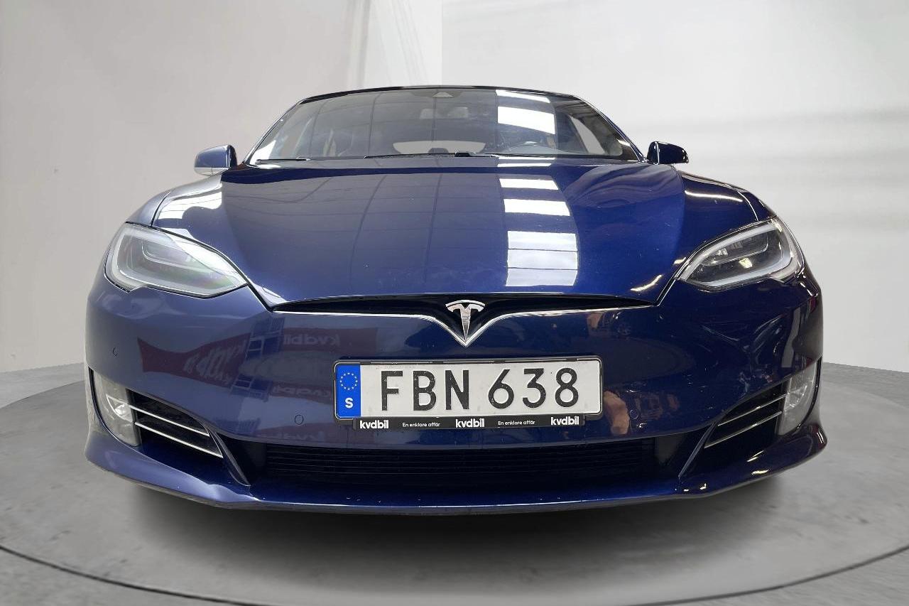 Tesla Model S 90D - 206 670 km - Automatyczna - niebieski - 2016