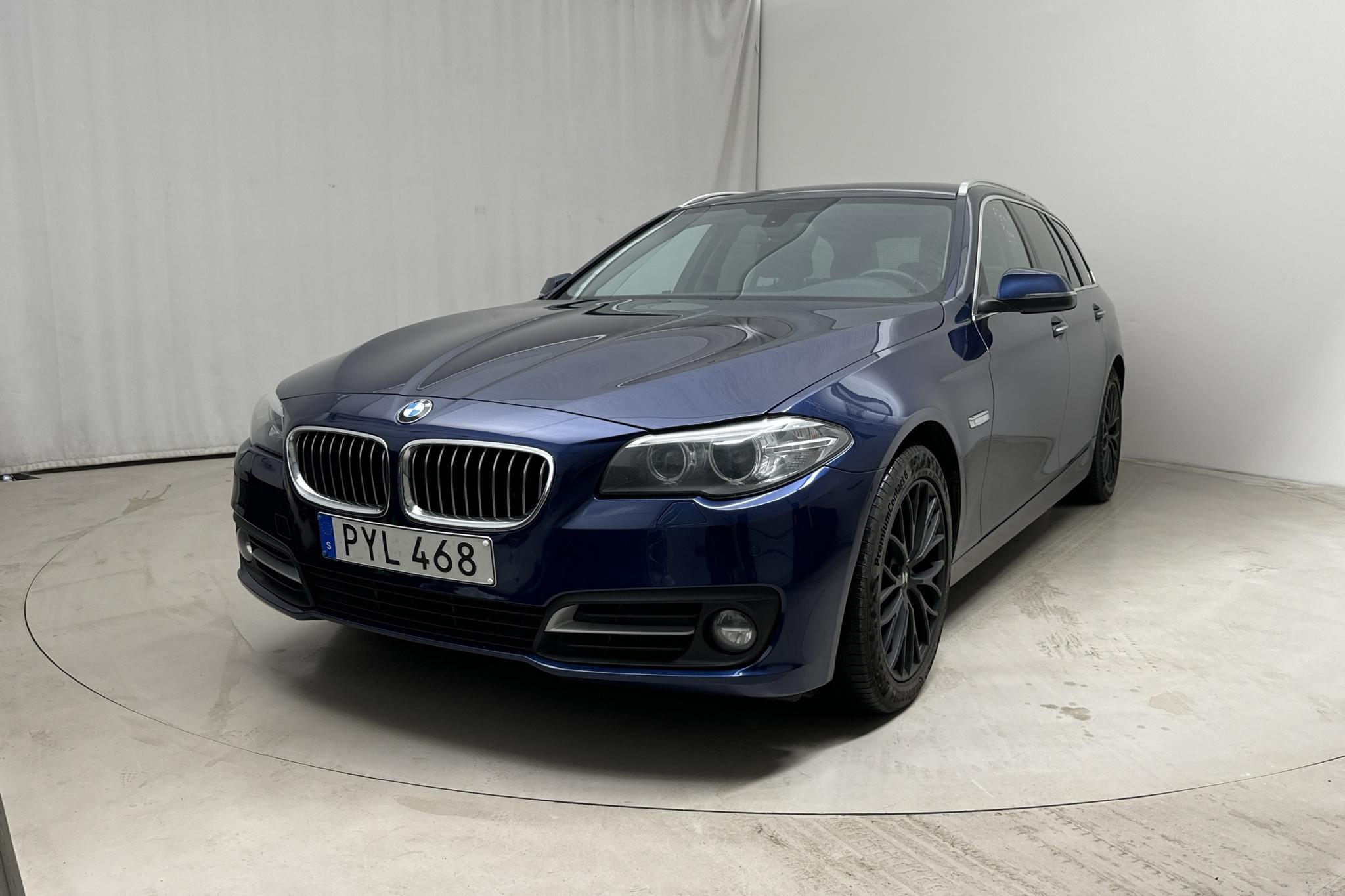 BMW 520d xDrive Touring, F11 (190hk) - 163 460 km - Automatyczna - niebieski - 2016