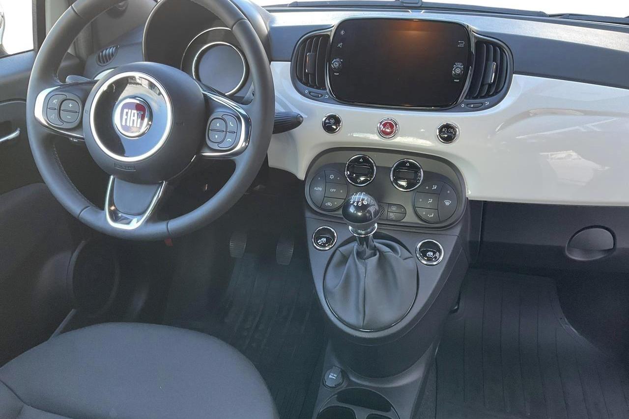 Fiat 500 Hybrid (70hk) - 9 740 km - Manual - white - 2023