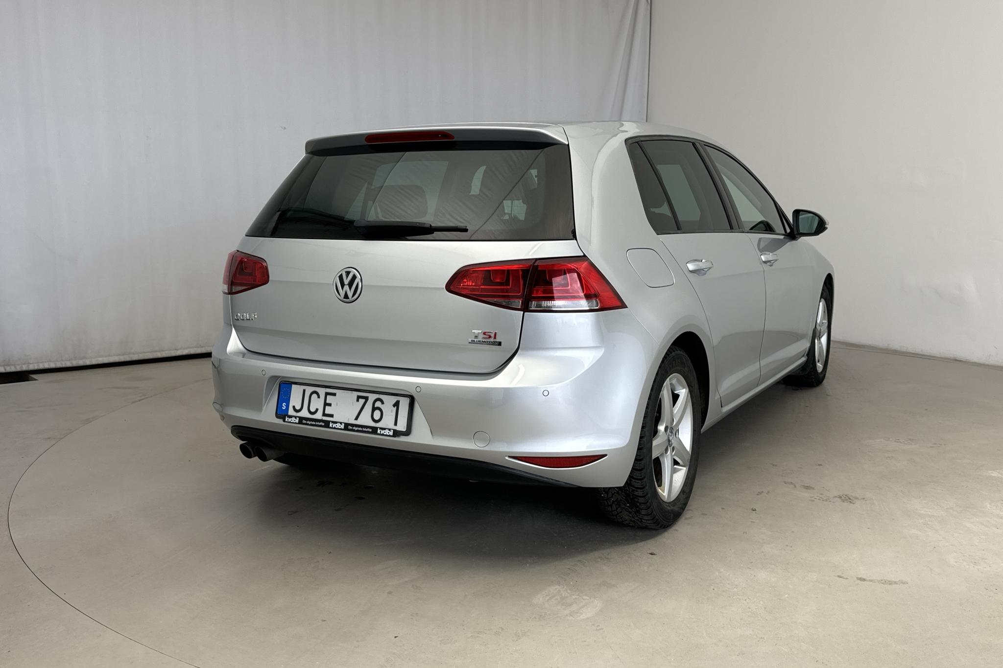 VW Golf VII 1.4 TSI 5dr (140hk) - 119 410 km - Automatic - silver - 2014