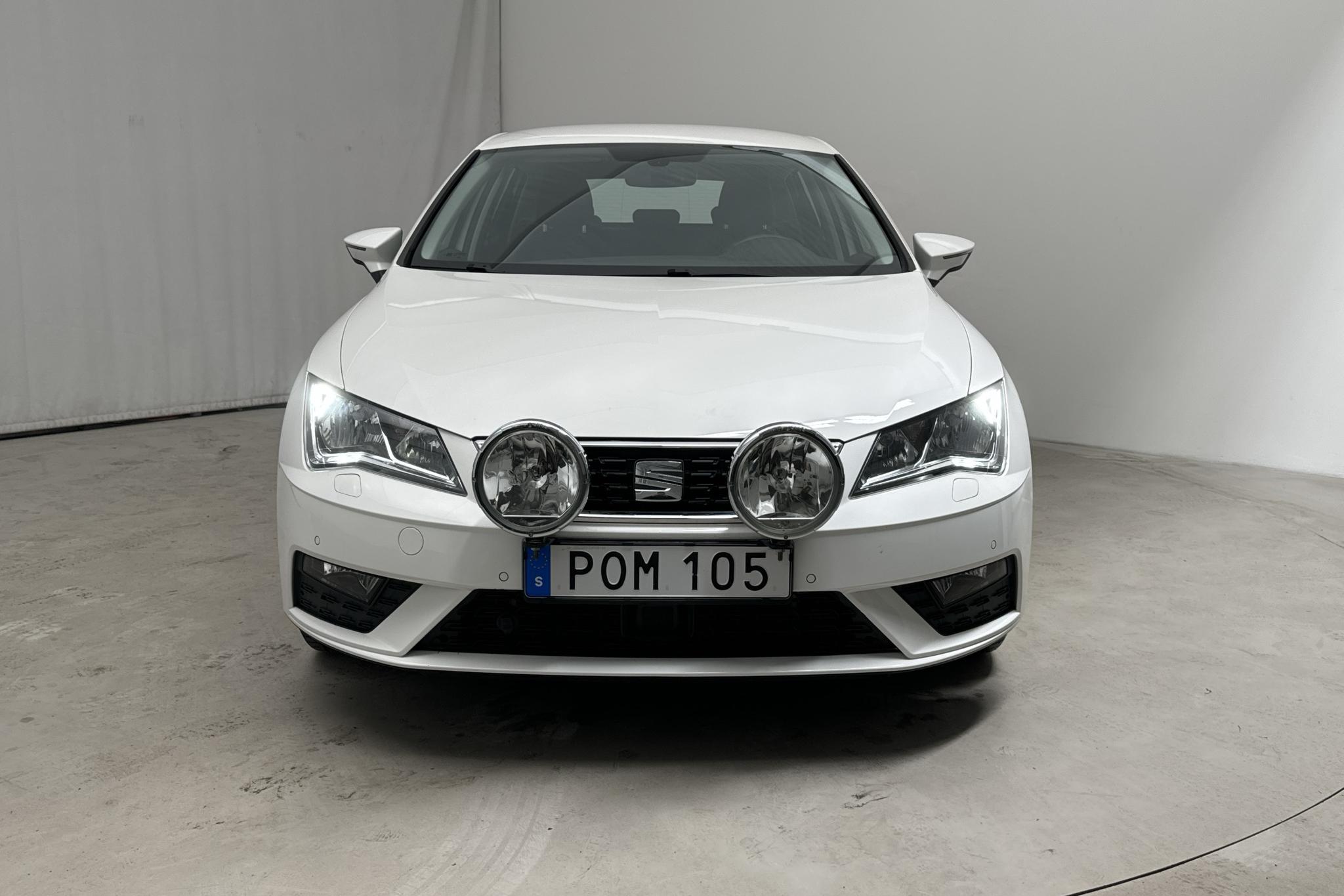 Seat Leon 1.4 TGI 5dr (110hk) - 48 960 km - Automatic - white - 2018