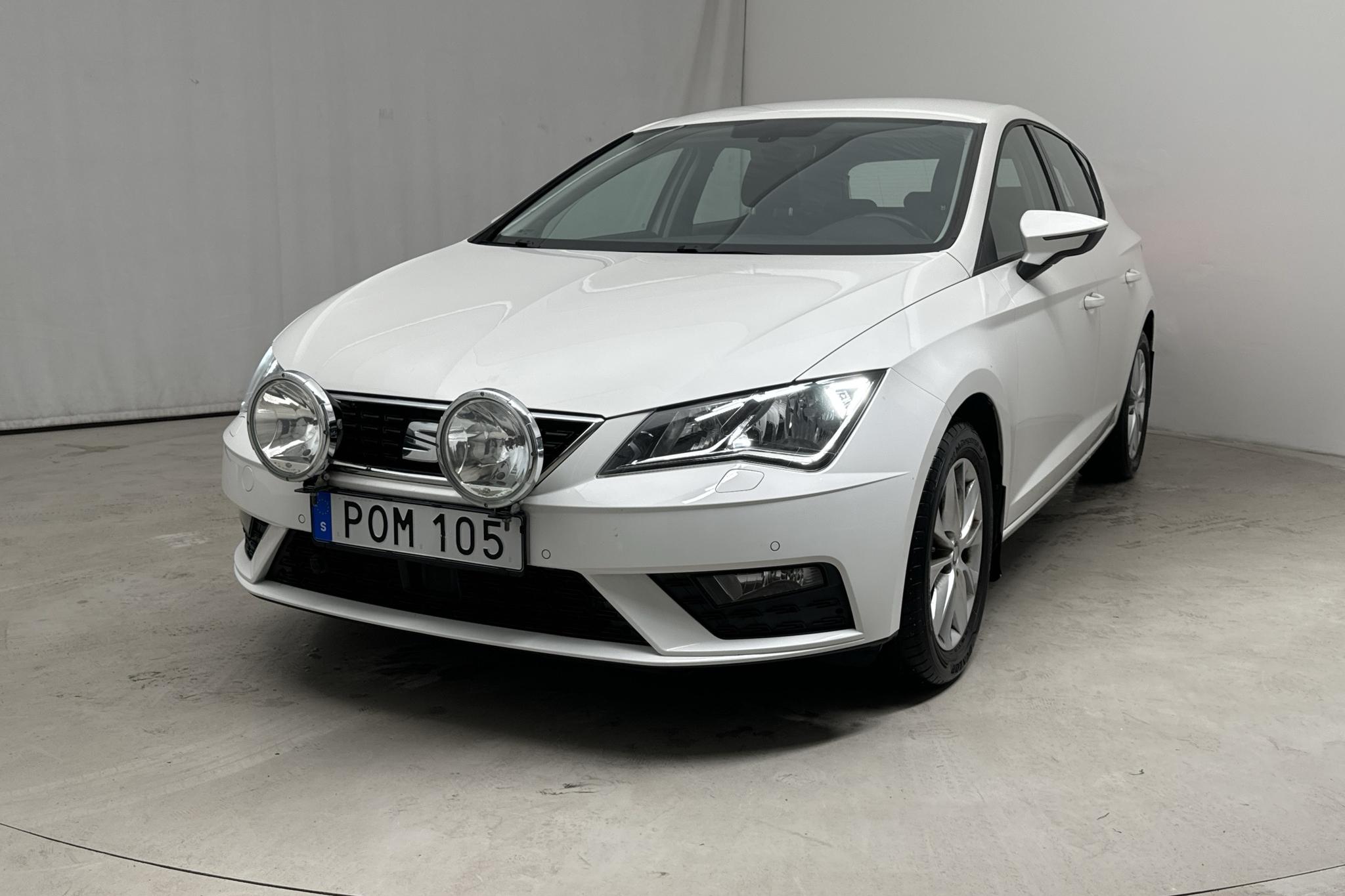 Seat Leon 1.4 TGI 5dr (110hk) - 48 960 km - Automatic - white - 2018