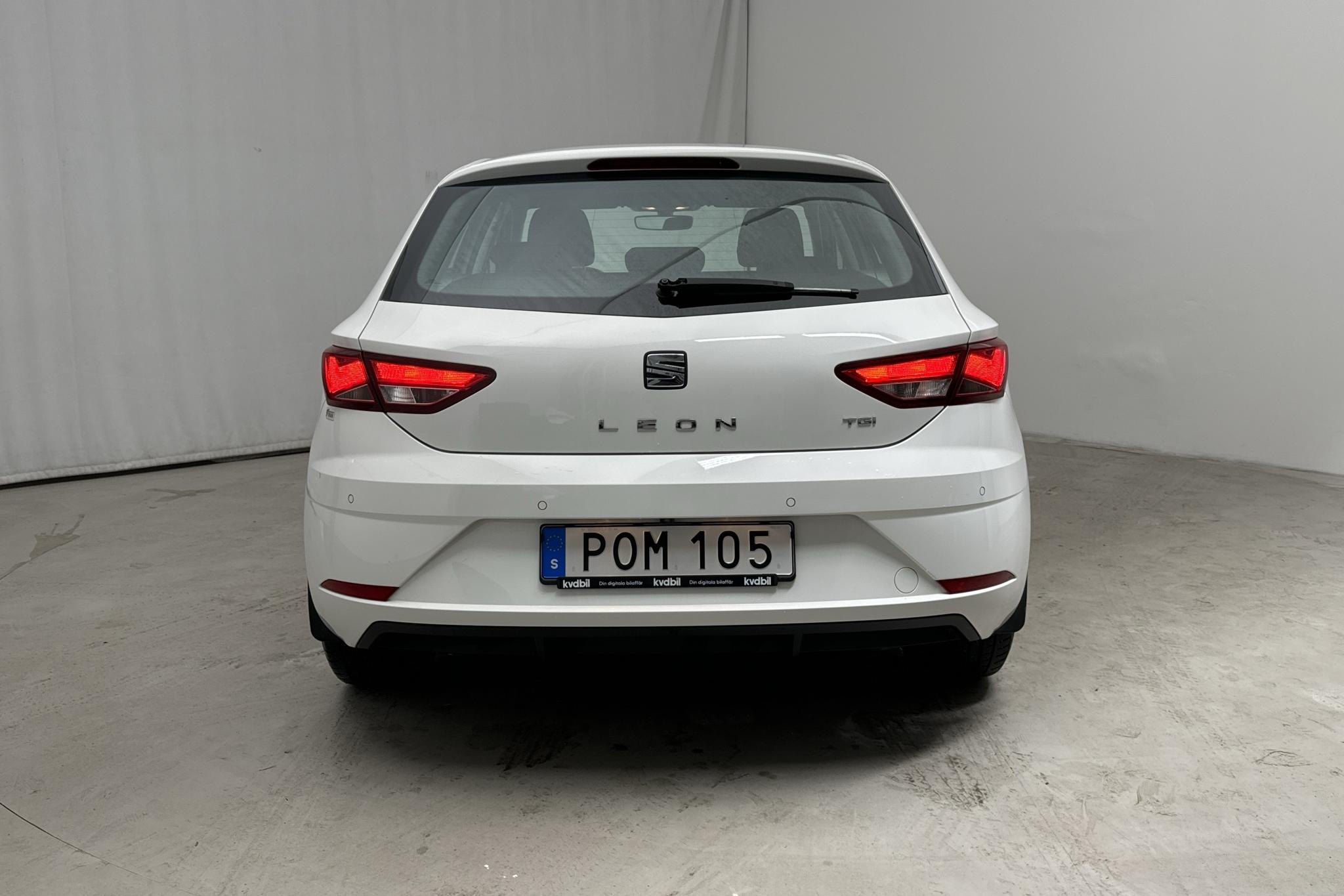 Seat Leon 1.4 TGI 5dr (110hk) - 48 960 km - Automatyczna - biały - 2018