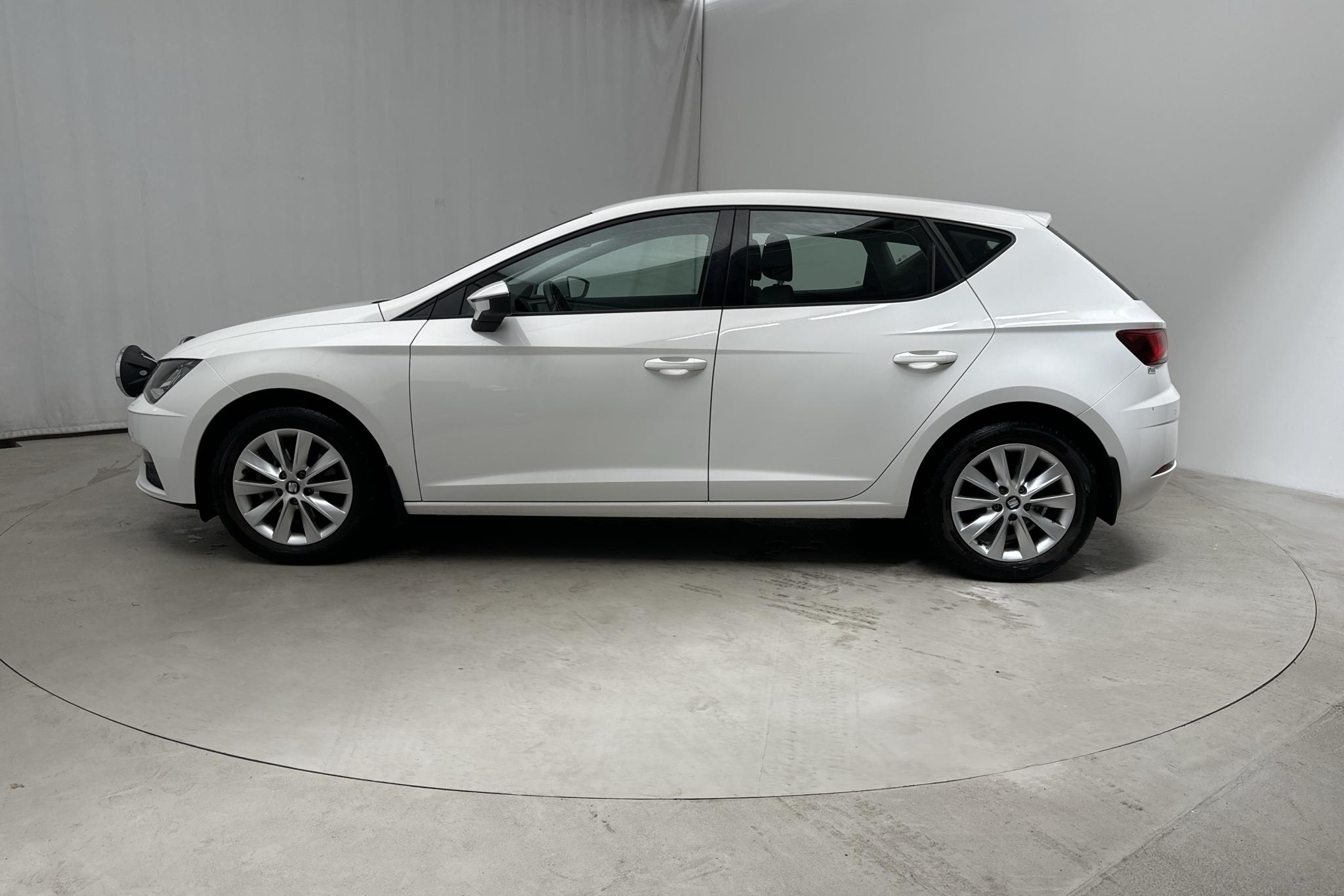 Seat Leon 1.4 TGI 5dr (110hk) - 48 960 km - Automatic - white - 2018