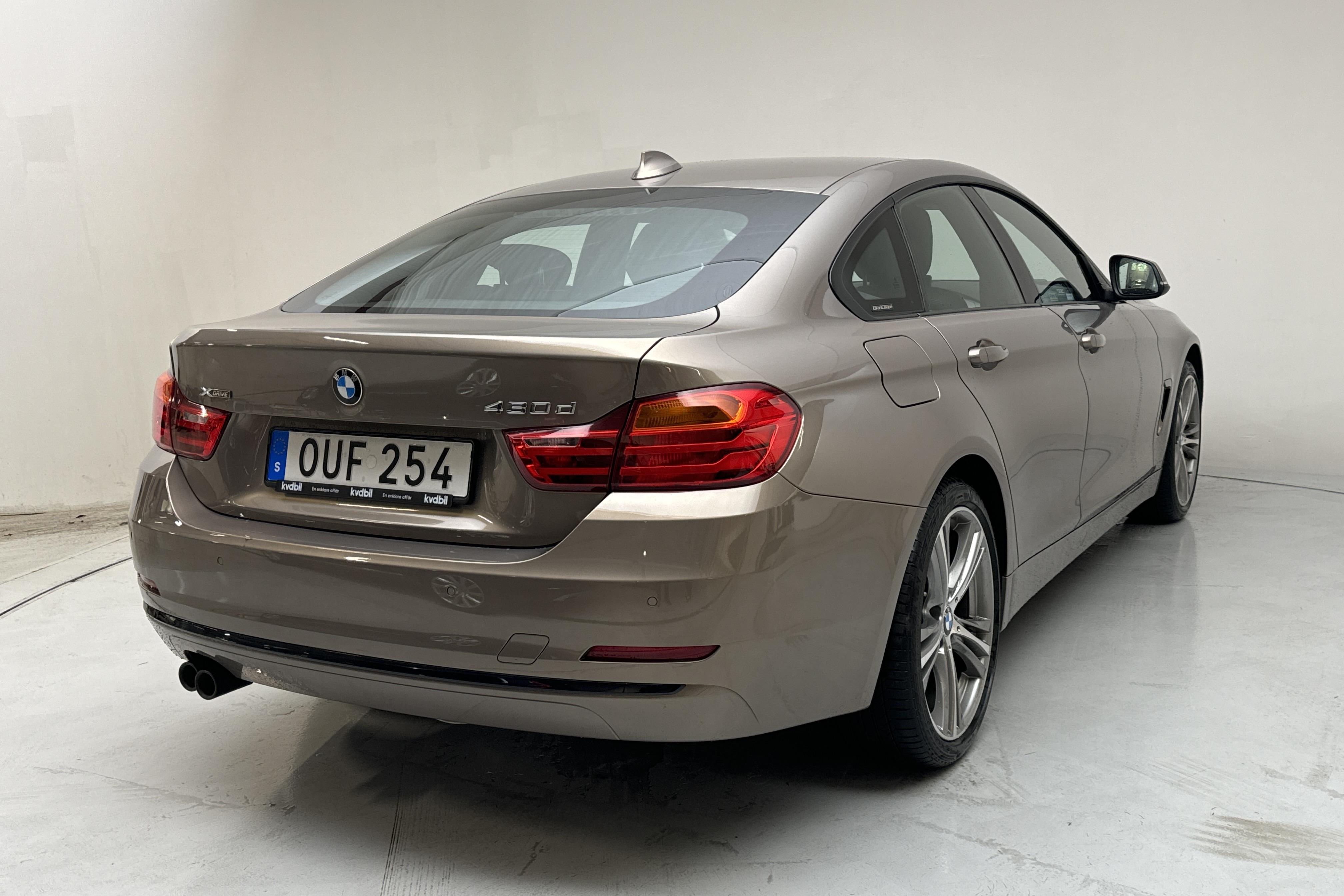 BMW 430d xDrive Gran Coupé, F36 (258hk) - 12 519 mil - Automat - Light Brown - 2015