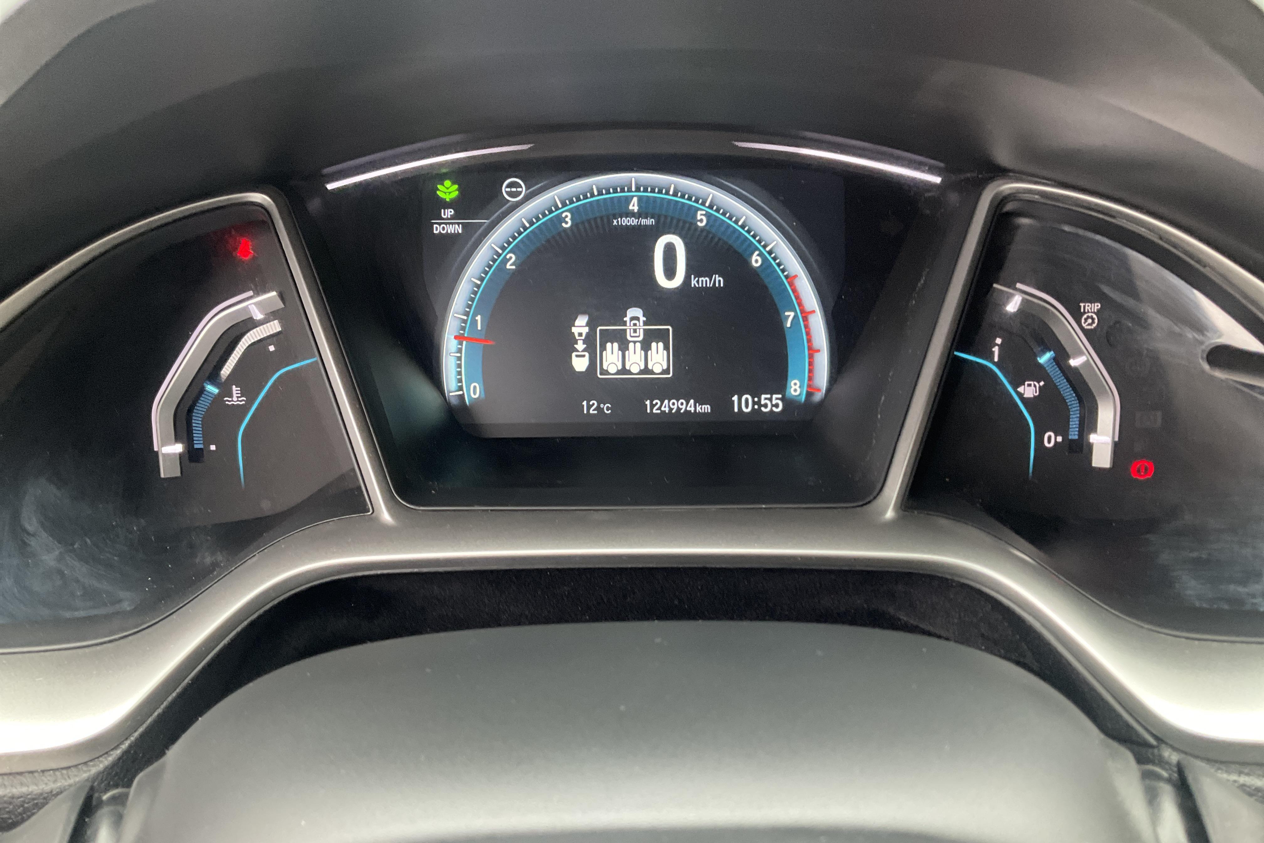 Honda Civic 1.5 Sedan (182hk) - 124 990 km - Manualna - czarny - 2017