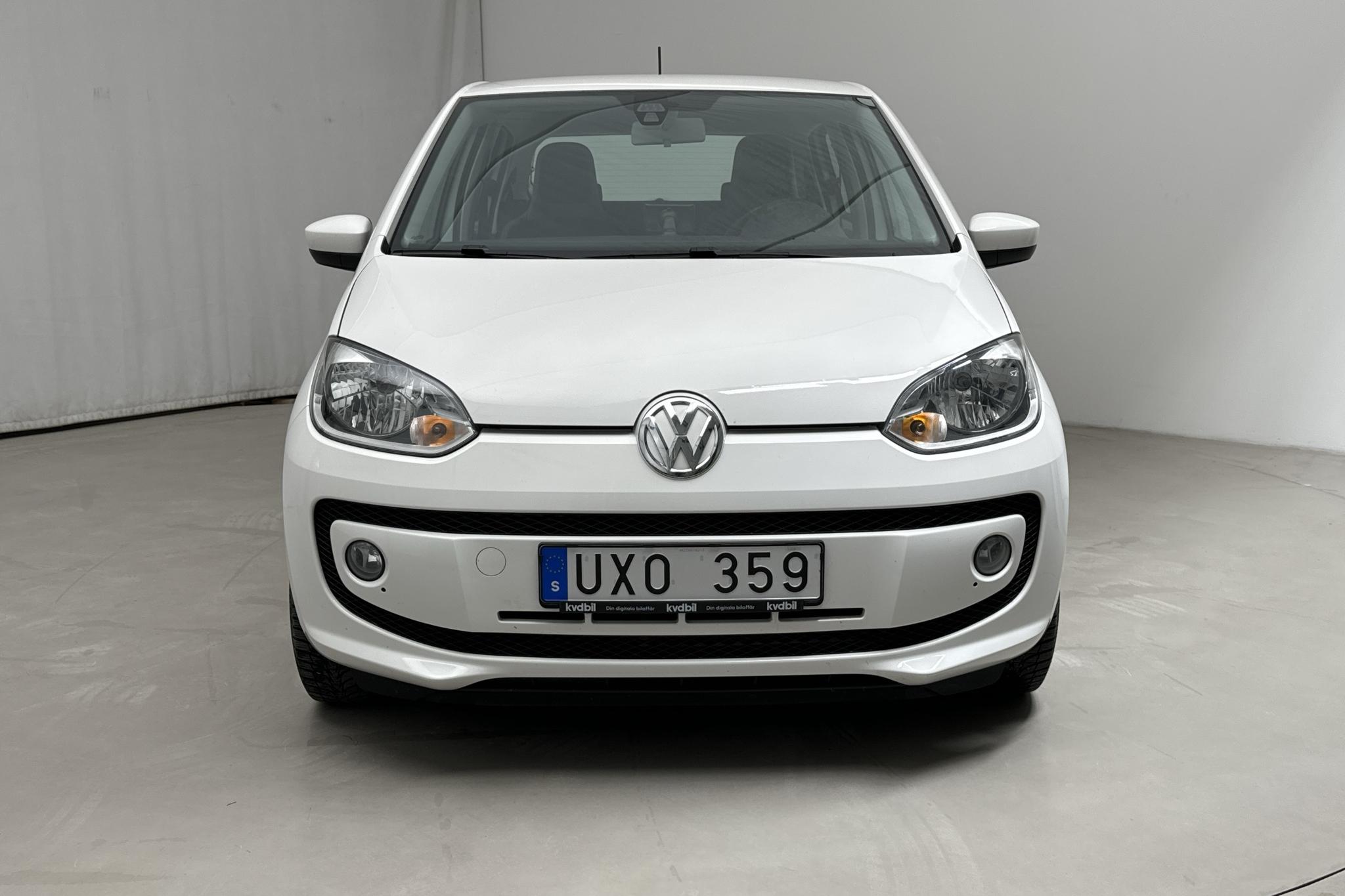 VW up! 1.0 5dr (75hk) - 57 770 km - Manuaalinen - valkoinen - 2014