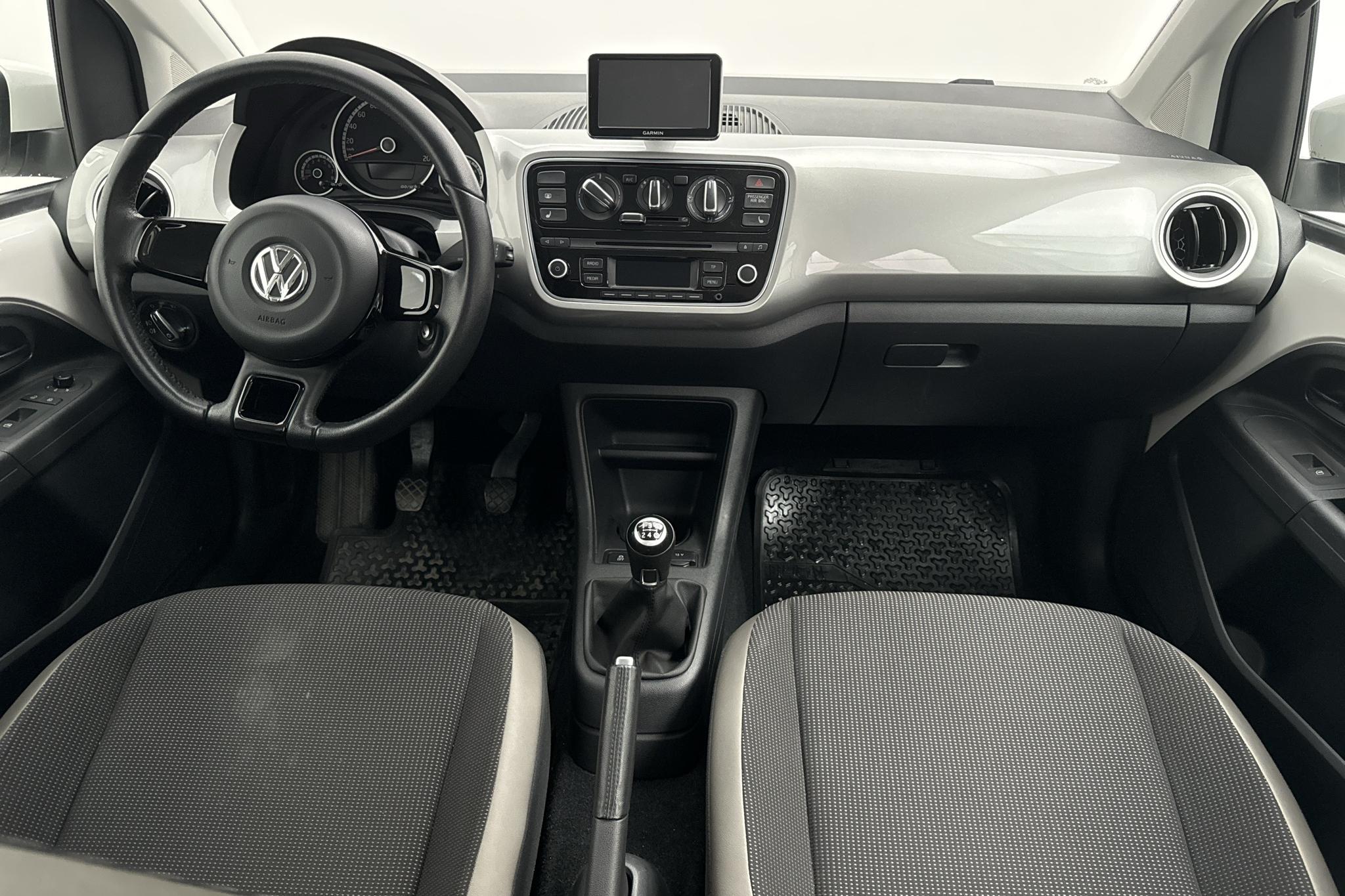 VW up! 1.0 5dr (75hk) - 57 770 km - Manuaalinen - valkoinen - 2014