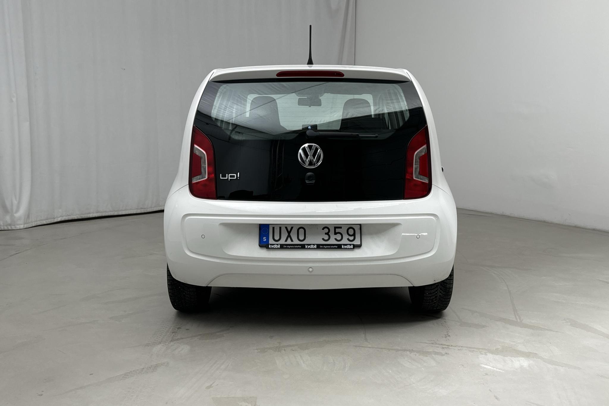 VW up! 1.0 5dr (75hk) - 57 770 km - Manuaalinen - valkoinen - 2014