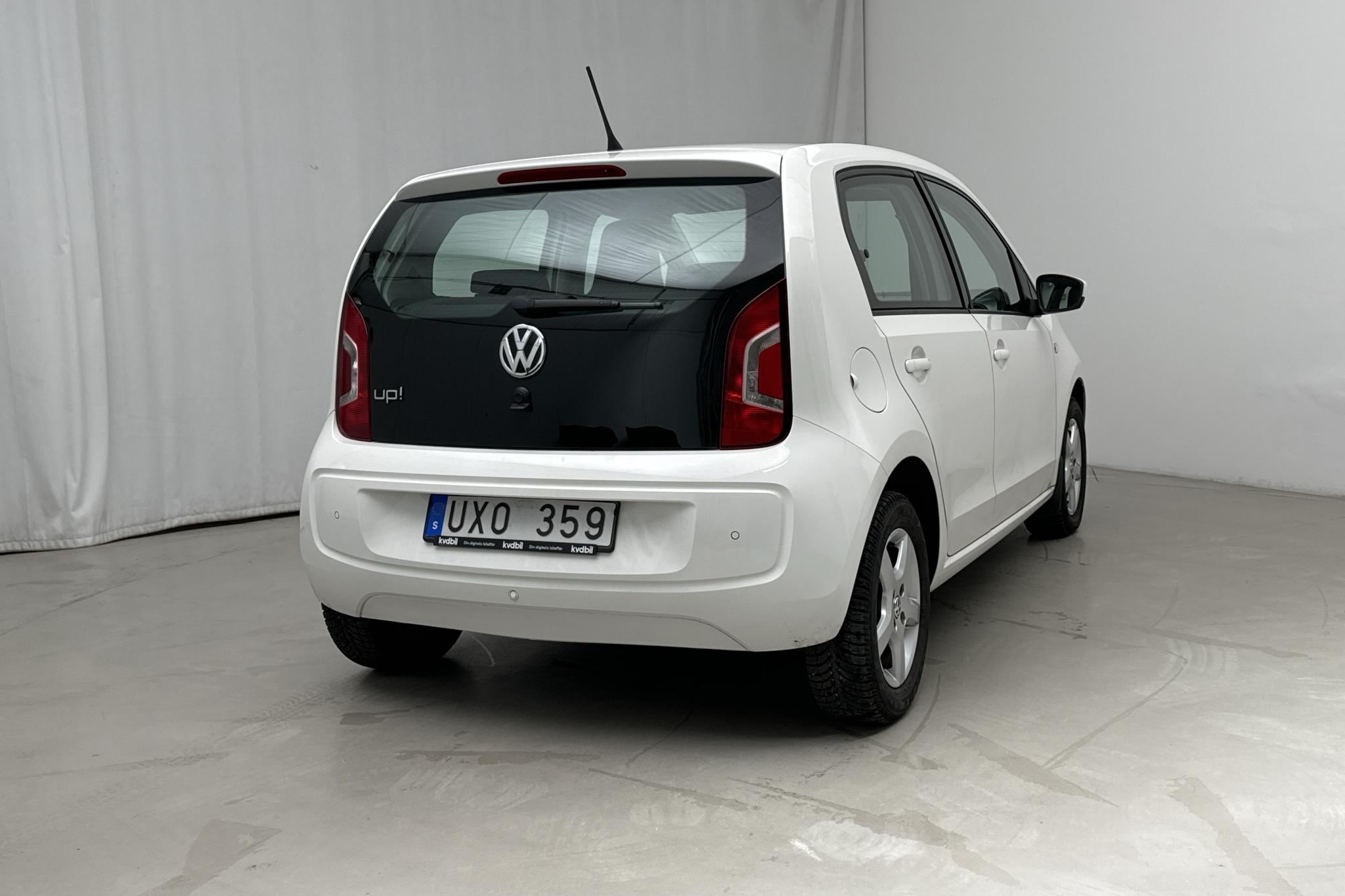 VW up! 1.0 5dr (75hk) - 57 770 km - Manuaalinen - valkoinen - 2014