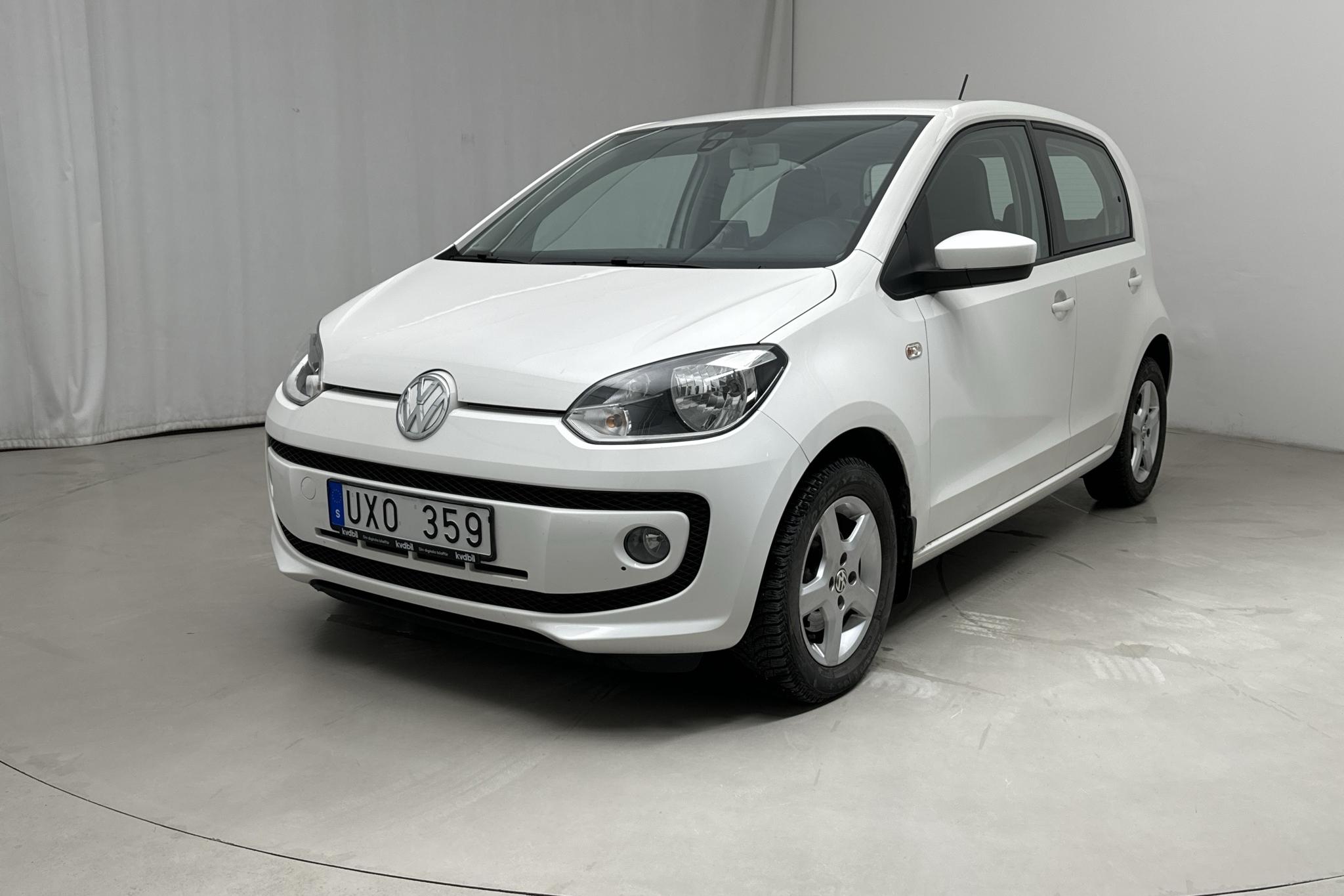 VW up! 1.0 5dr (75hk) - 57 770 km - Manuaalinen - valkoinen - 2014