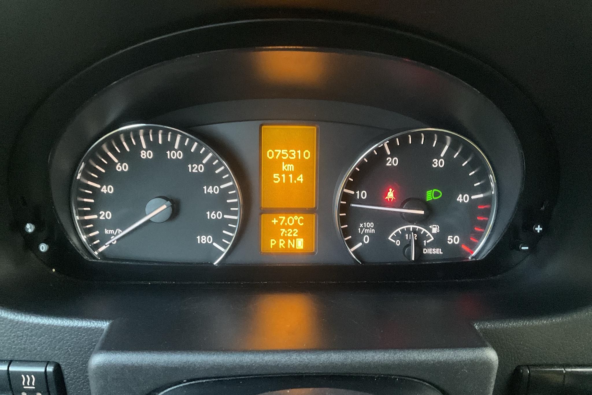 Mercedes Sprinter 316 CDI Volymskåp (163hk) - 75 310 km - Automaatne - valge - 2017