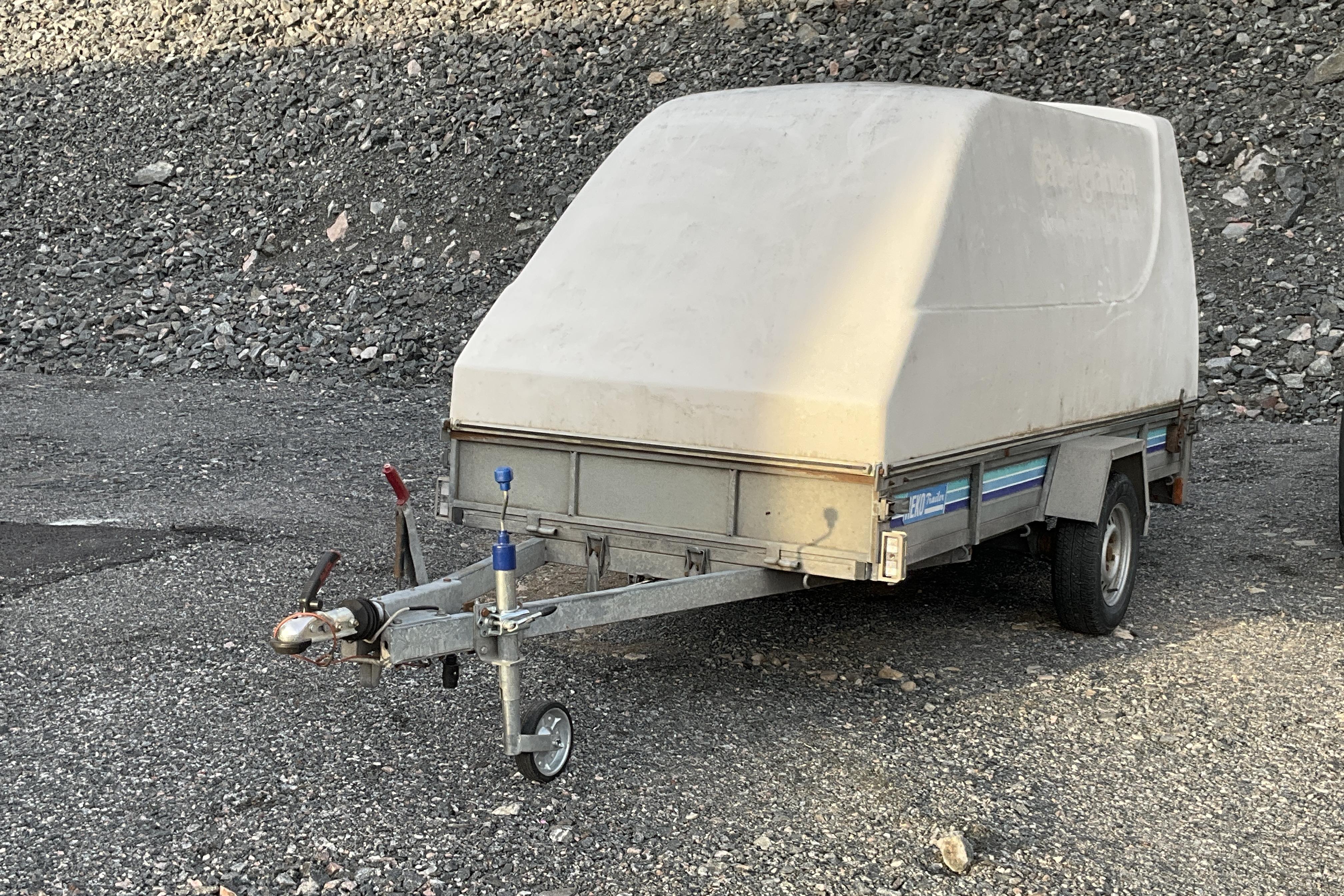 REKO Trailer FL 1000 ZT Kåpsläpvagn med tippfunktion - 0 km - harmaa - 2004