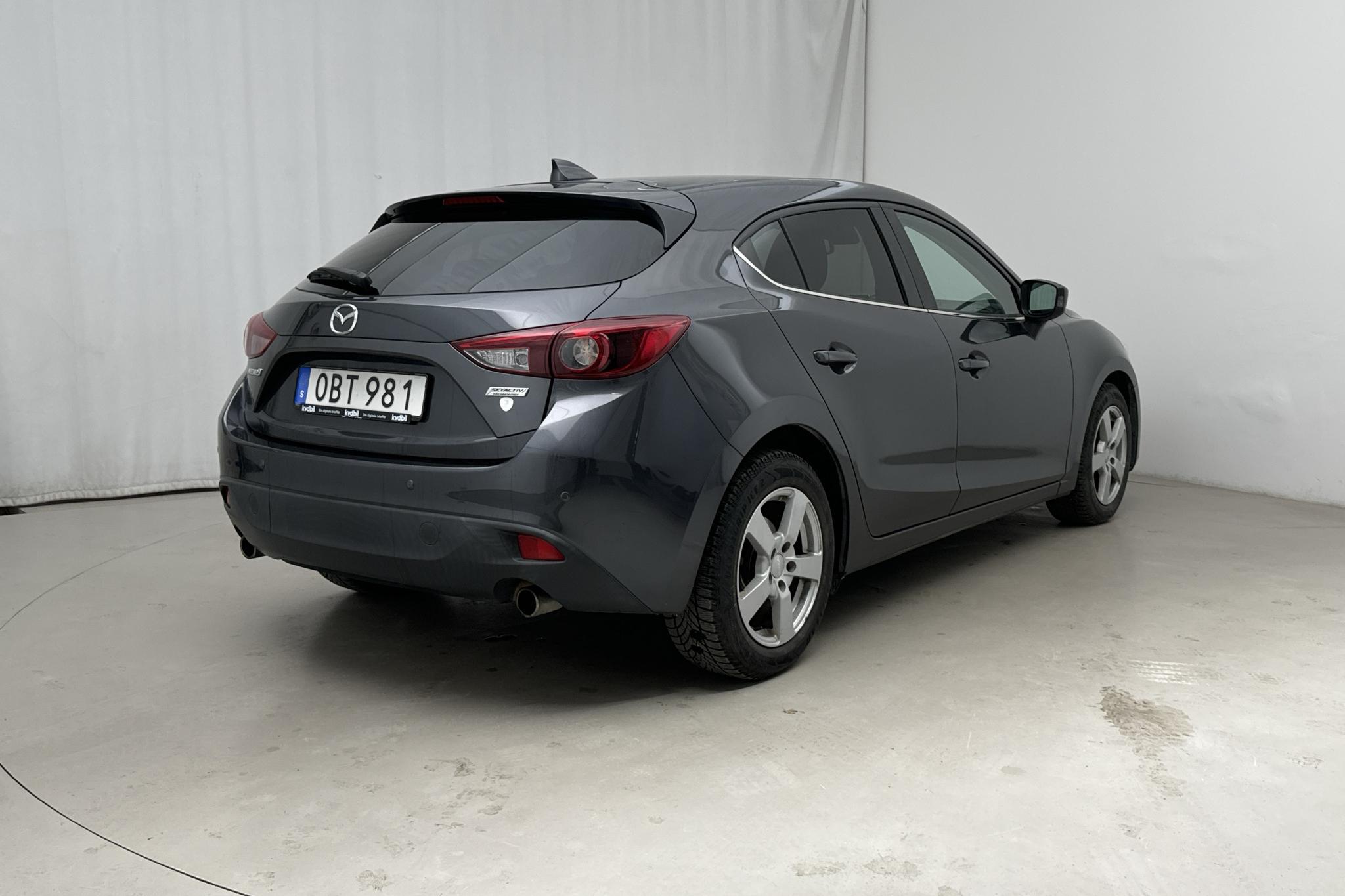 Mazda 3 2.0 5dr (120hk) - 54 800 km - Käsitsi - hall - 2016