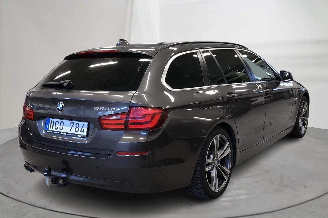 BMW 530d xDrive Touring, F11 (258hk) - 246 680 km - Automatyczna - brązowy - 2012