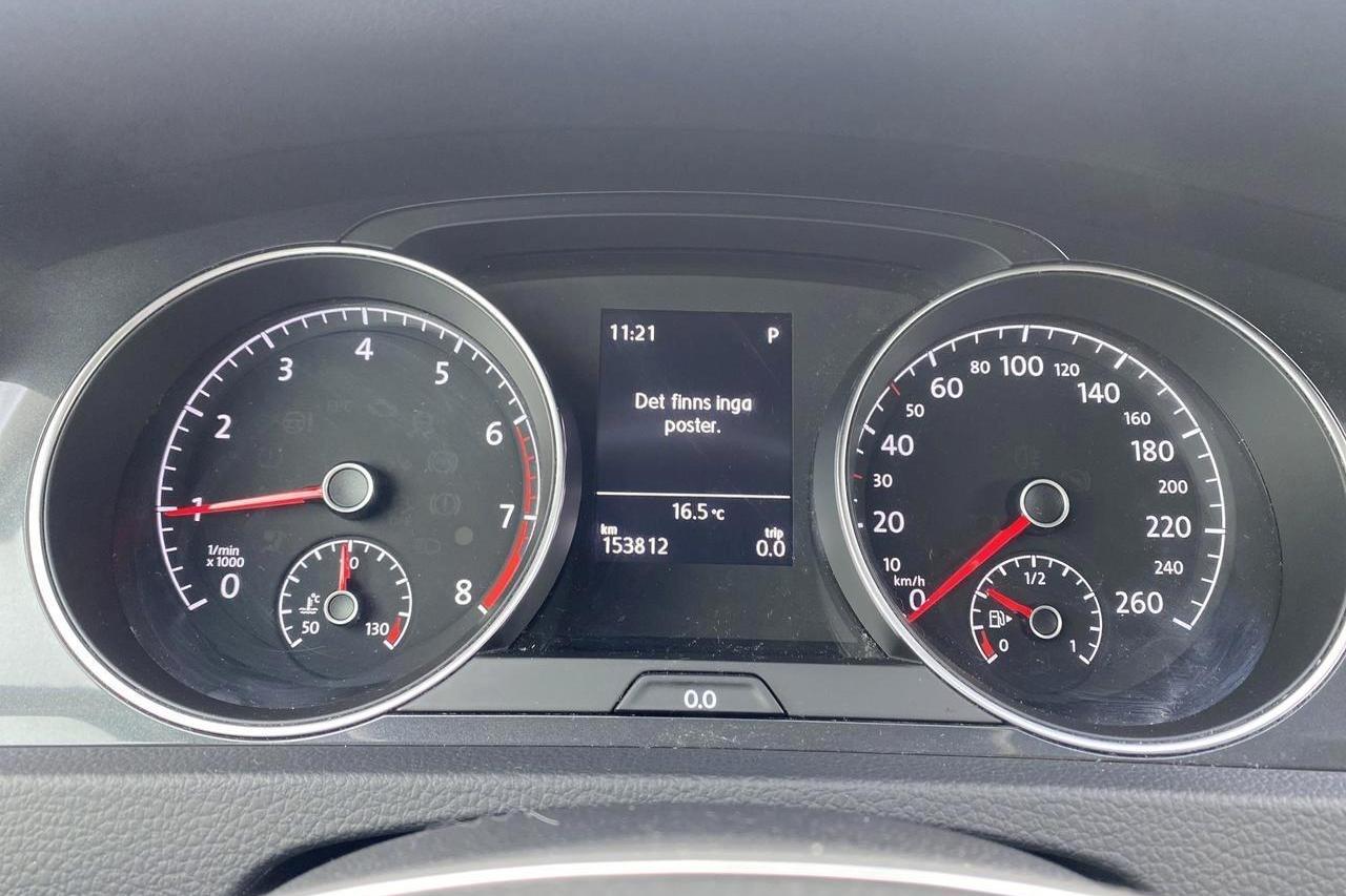 VW Golf VII 1.0 TSI Sportscombi (110hk) - 153 810 km - Automaattinen - musta - 2018