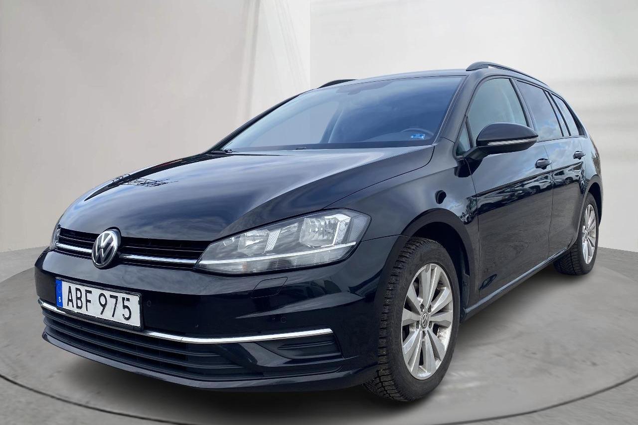 VW Golf VII 1.0 TSI Sportscombi (110hk) - 153 810 km - Automaattinen - musta - 2018