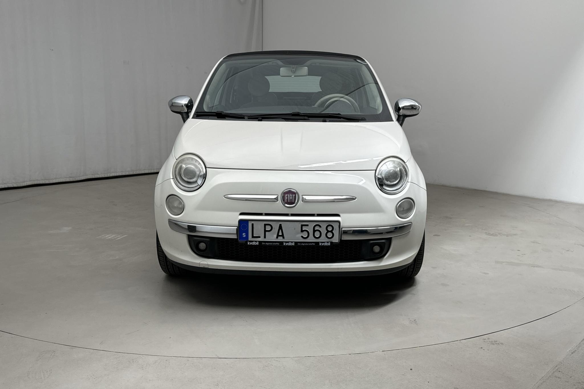 Fiat 500C 1.2 (69hk) - 62 010 km - Manual - white - 2011