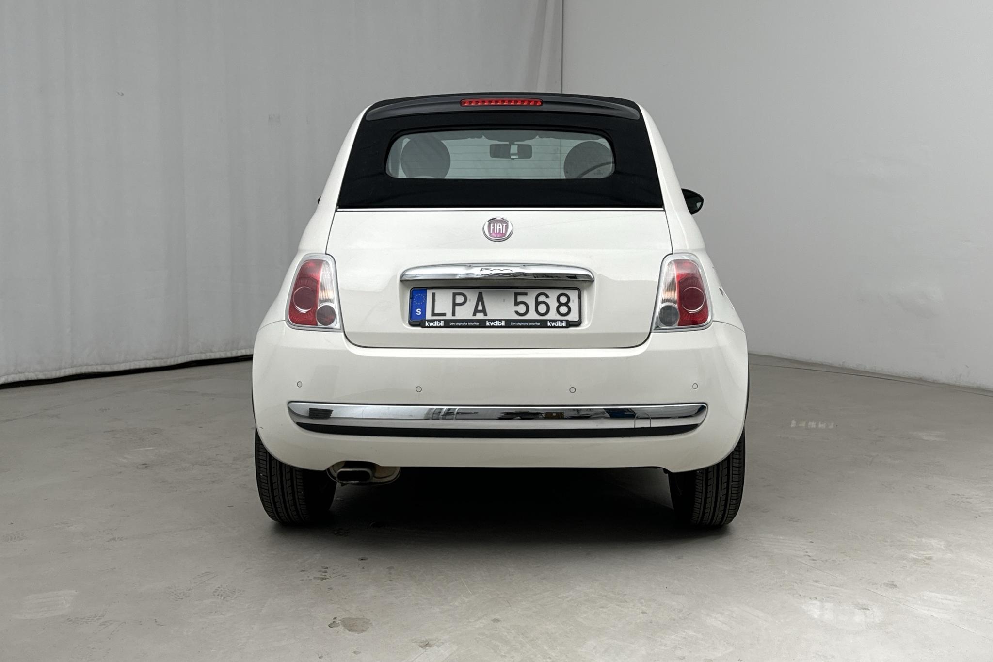 Fiat 500C 1.2 (69hk) - 62 010 km - Manual - white - 2011